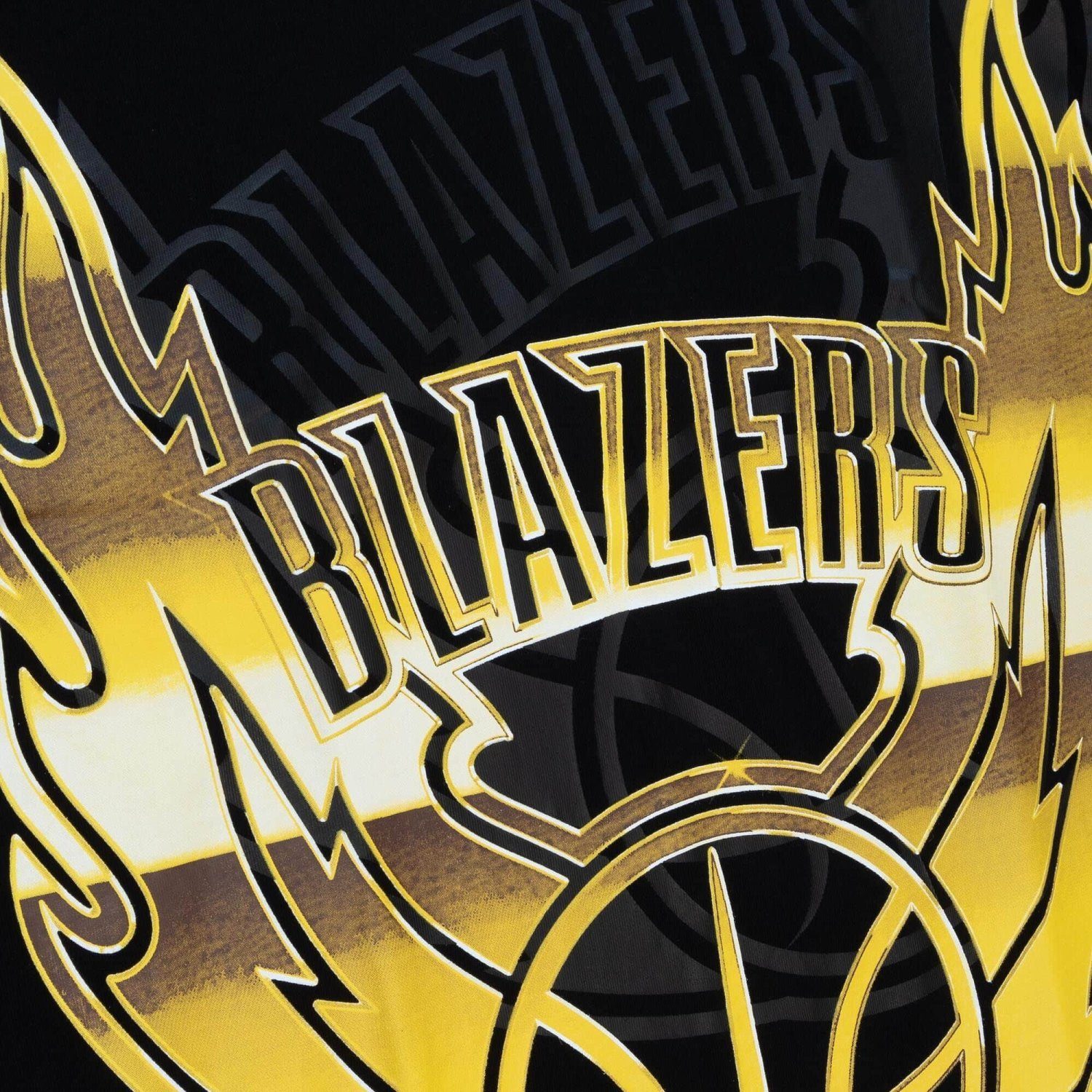 Blazers FACE BIG Trail 4.0 Print-Shirt Portland Mitchell Ness &