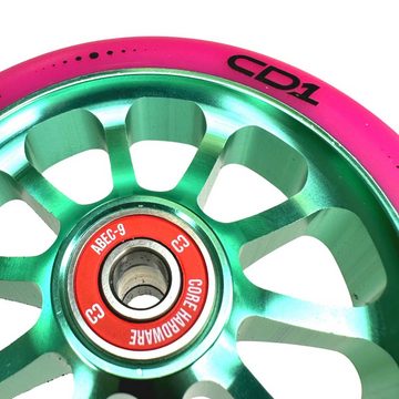 Core Action Sports Stuntscooter Core CD1 Stunt-Scooter Rolle 110mm Petrol/Pu Pink