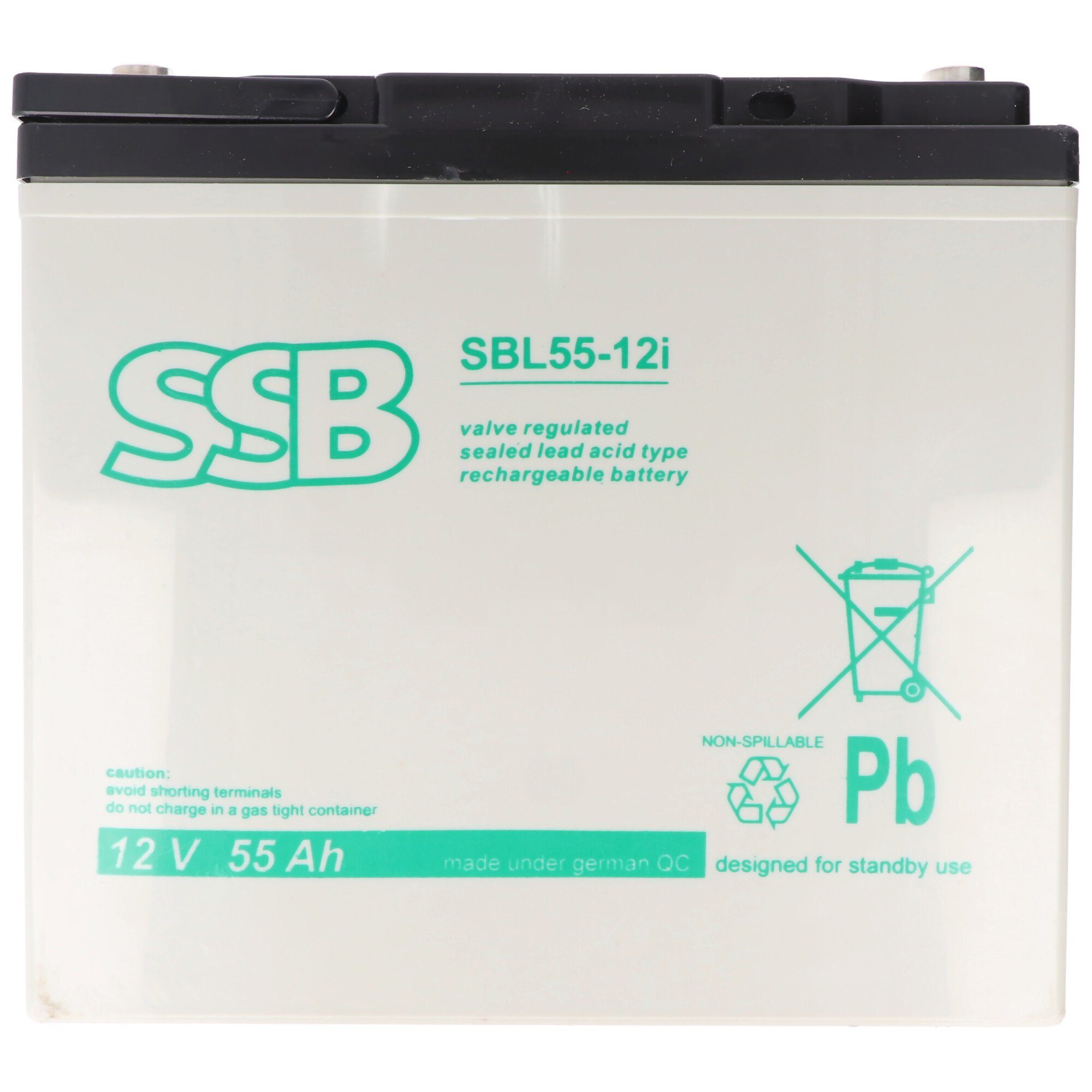 SSB Battery 55Ah SBL55-12i 12V Blei Bleiakku AGM Akku Gel Akku SSB