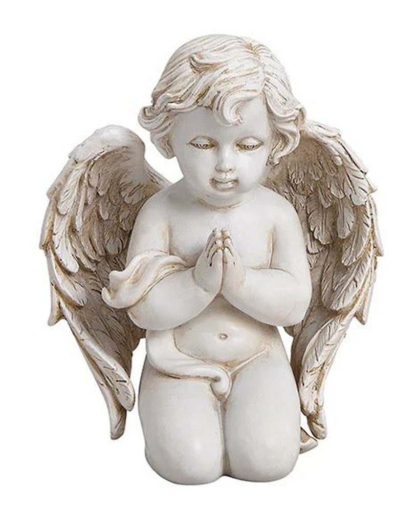 NO NAME Engelfigur Betende, knieende Dekofigur, Sammlerfigur 14 Engelfigur, Dekofigur, cm, Weihnachtsfigur, Skulptur, H