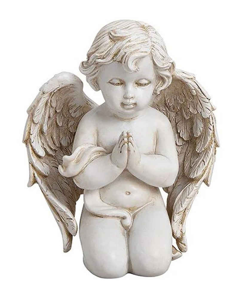 NO NAME Engelfigur Betende, knieende Engelfigur, Dekofigur, Skulptur, Dekofigur, H 14 cm, Weihnachtsfigur, Sammlerfigur