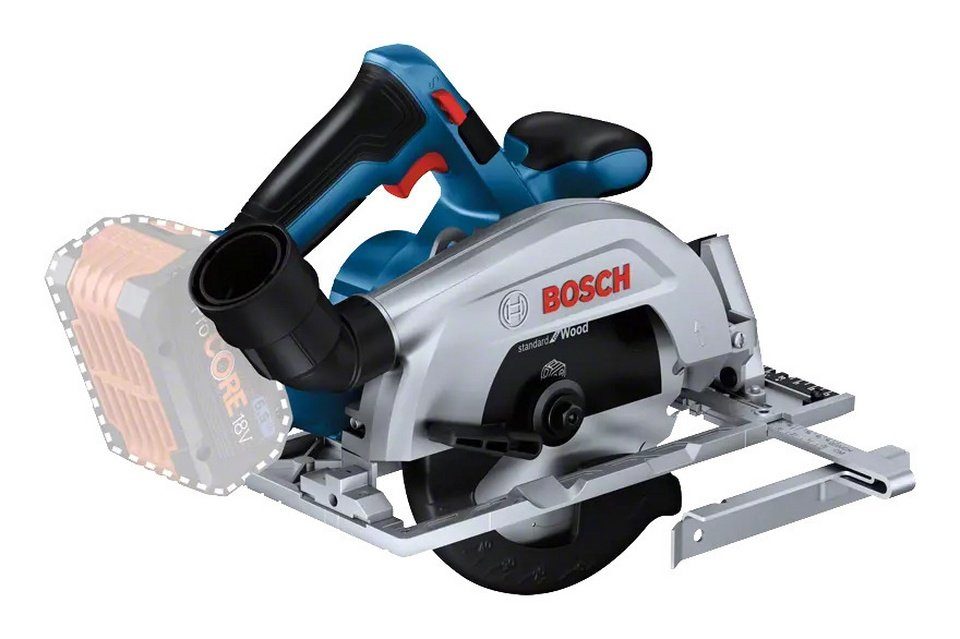 Bosch Professional Akku-Handkreissäge GKS 18V-57-2, Kreissäge Solo ohne Akku - im Karton