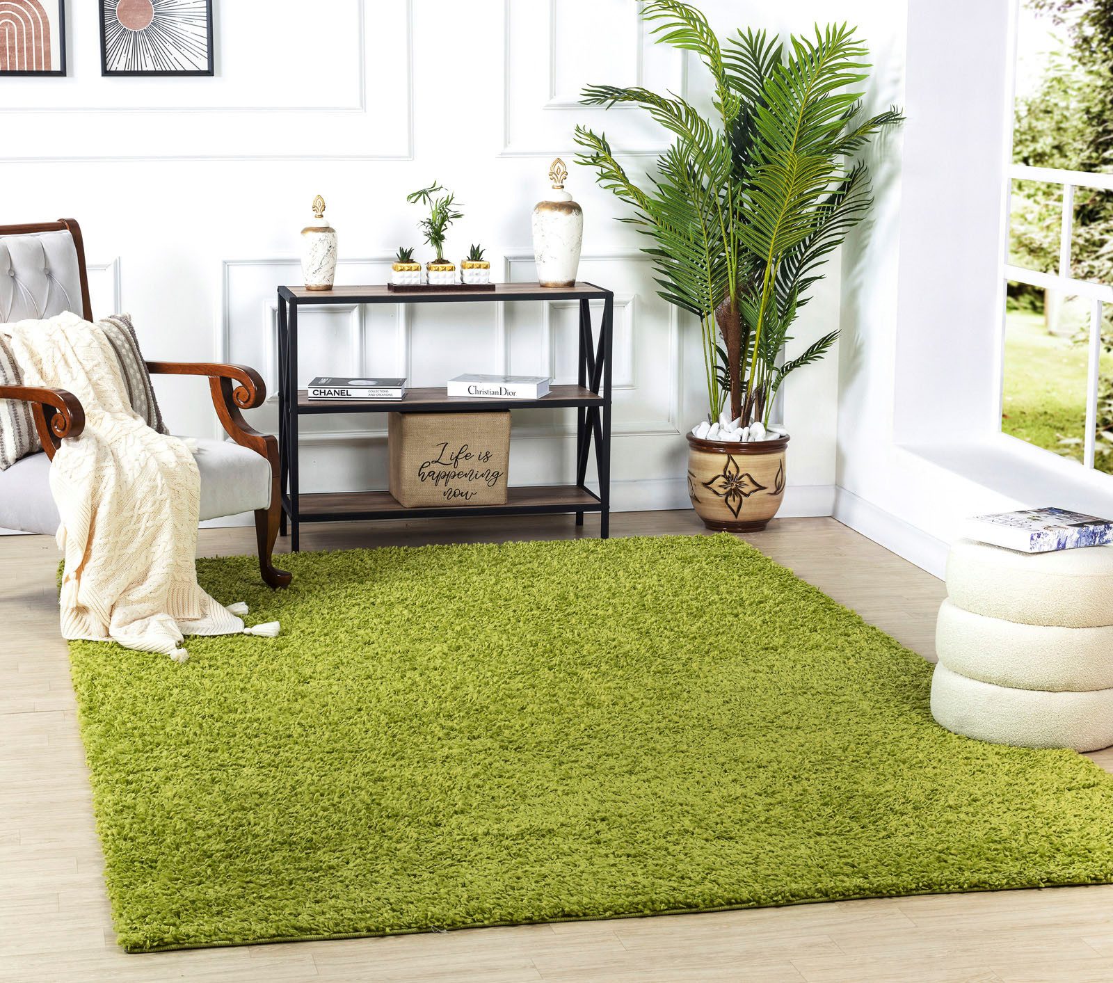 Livabliss Hochflor-Teppich BORACAY, rechteckig, Höhe: 37 günstig online kaufen