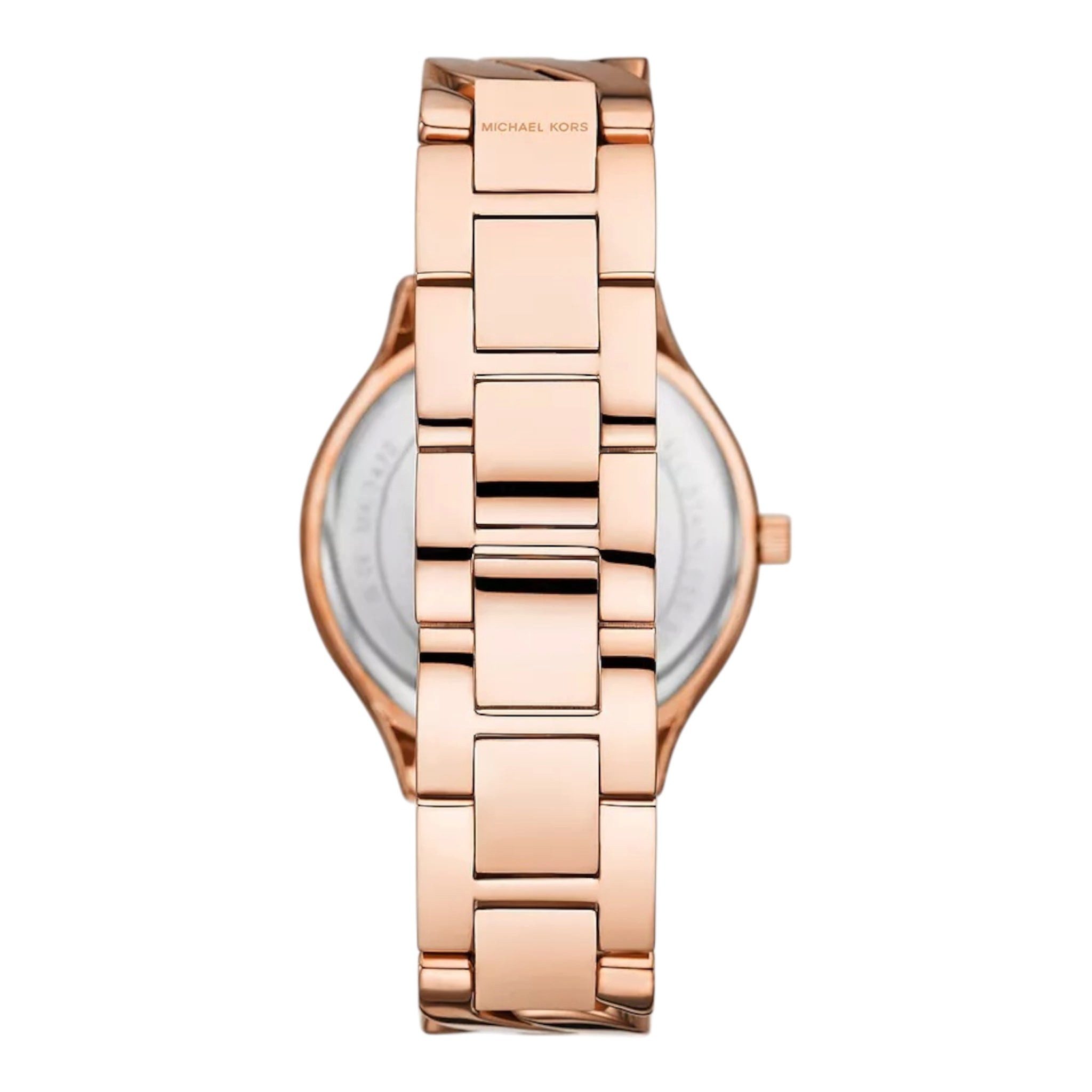 MICHAEL KORS Quarzuhr Michael Kors Runway Edelstahl roségoldfarben
