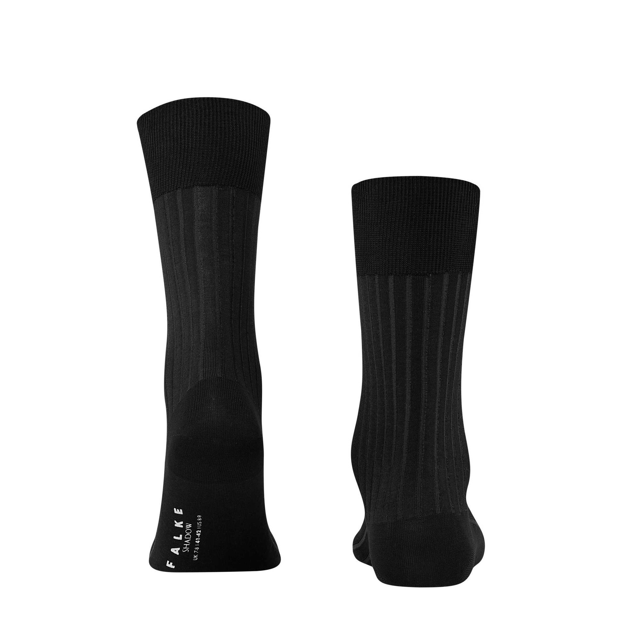 FALKE Kurzsocken Herren Socken 2er Pack Baumwolle Shadow (Packung, 2er Pack)