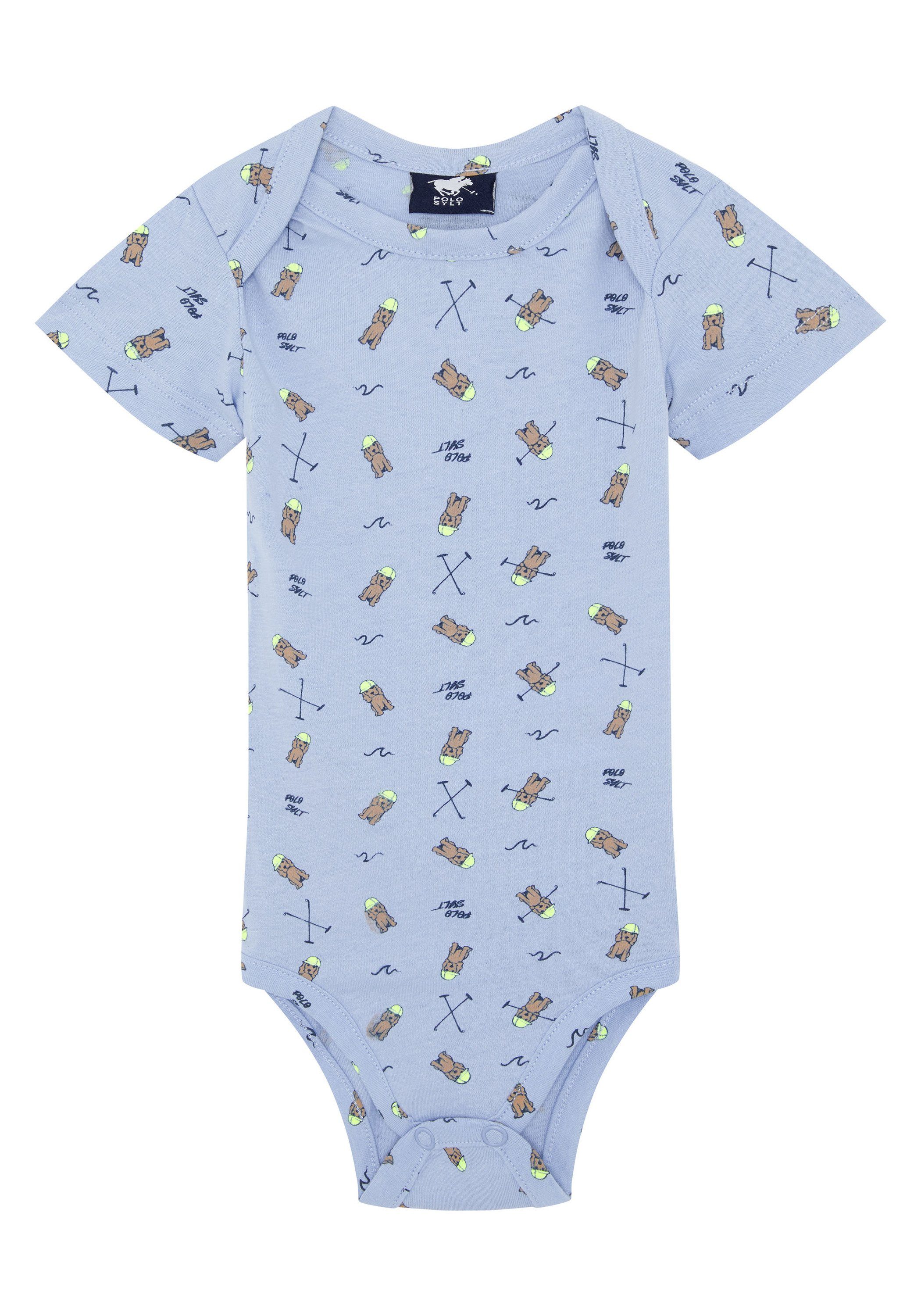 Polo Sylt Kurzarmbody im 3er-Pack mit kurzen Ärmeln (Set, 3-tlg)