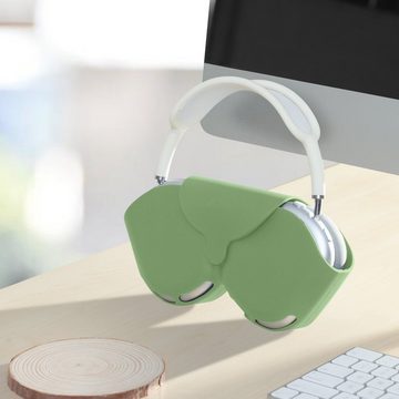 kwmobile Kopfhörer-Schutzhülle Hülle für Apple Airpods Max Case, Kopfhörer Tasche Etui aus Silikon - Cover in Pastellgrün