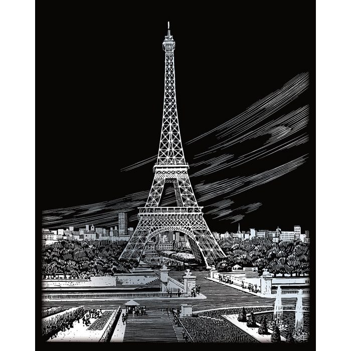 Royal Langnickel Kunstdruck Eiffelturm 25 cm lang