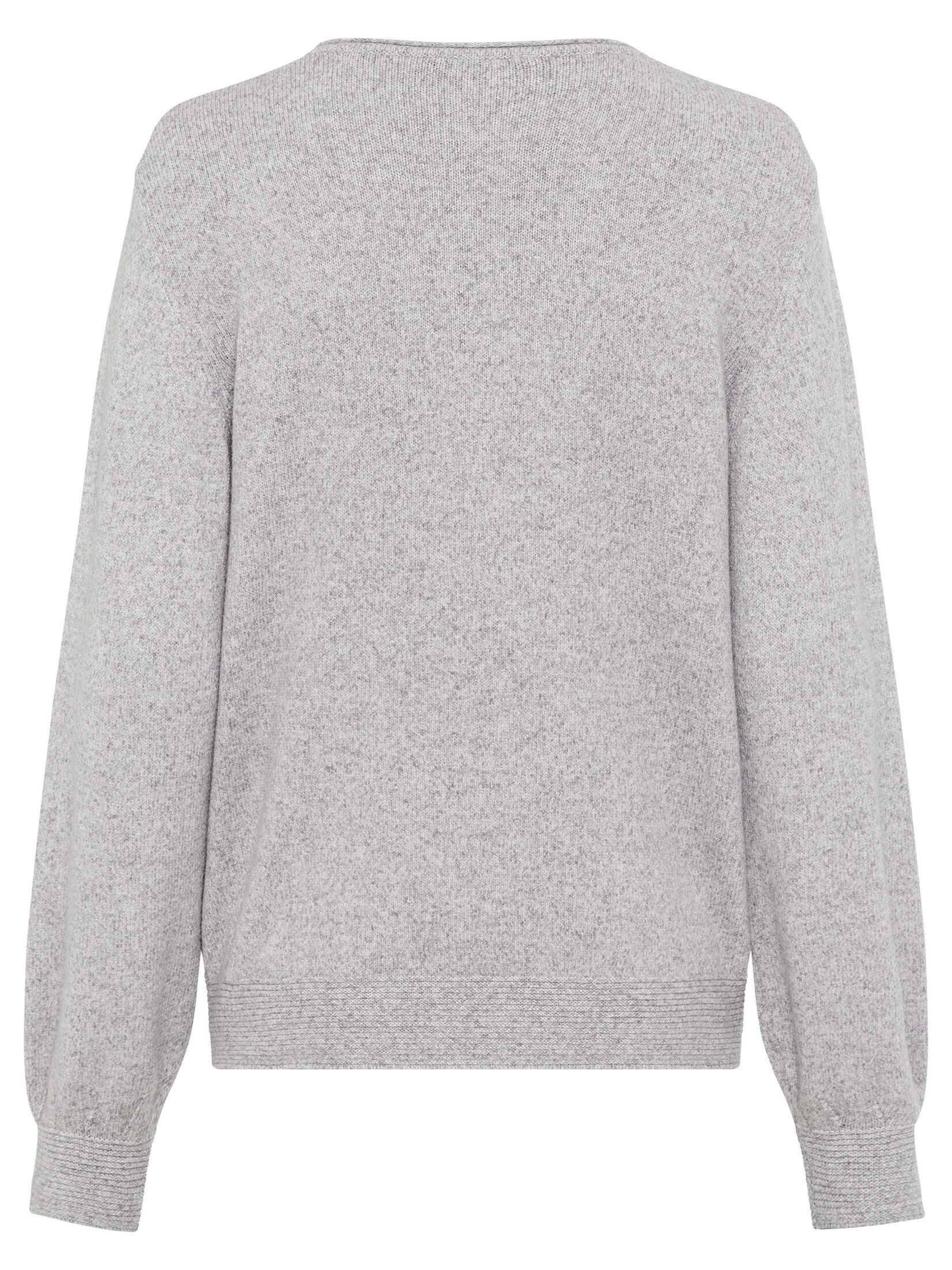 Olsen Rundhalspullover Gerader Schnitt