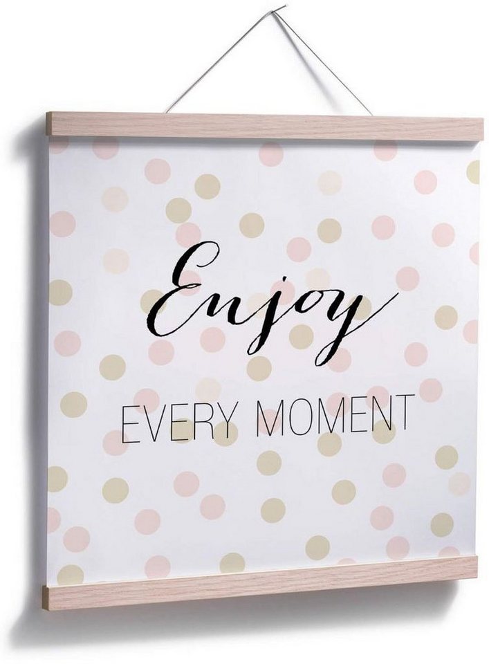 Wall-Art Poster Enjoy every Moment, Schriftzug (1 St), Poster, Wandbild,  Bild, Wandposter