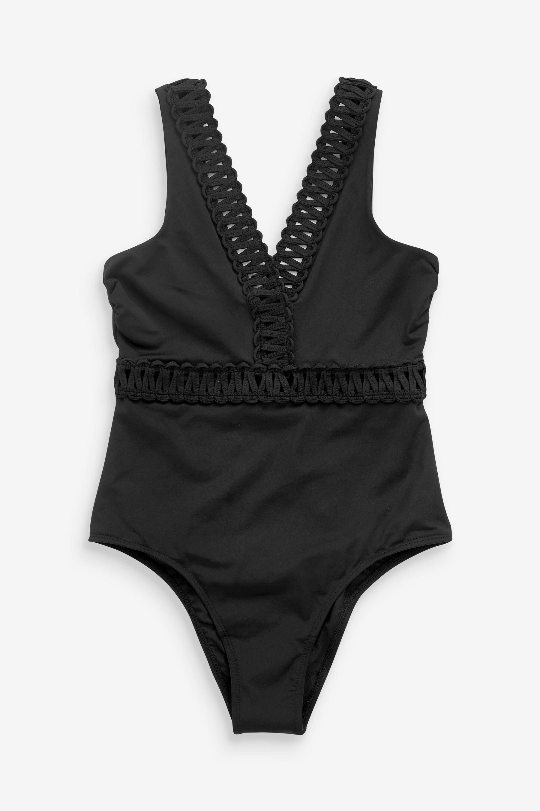Next Badeanzug Shaping-Badeanzug mit tiefem Ausschnitt günstig online kaufen