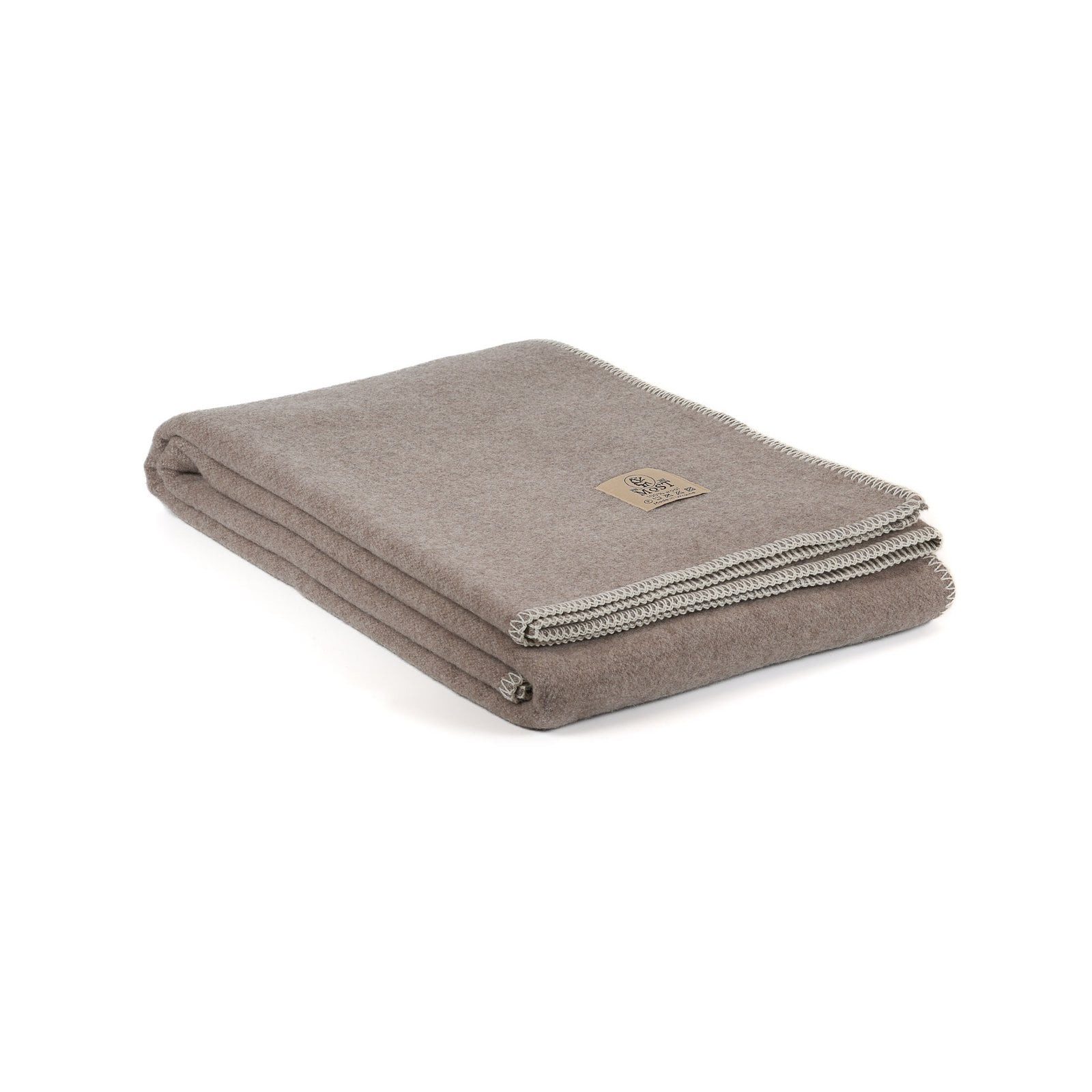 Wohndecke Merino/Kaschmir-Decke LUMA SOFT, braun, 140 x 200 cm, MoST Blankets