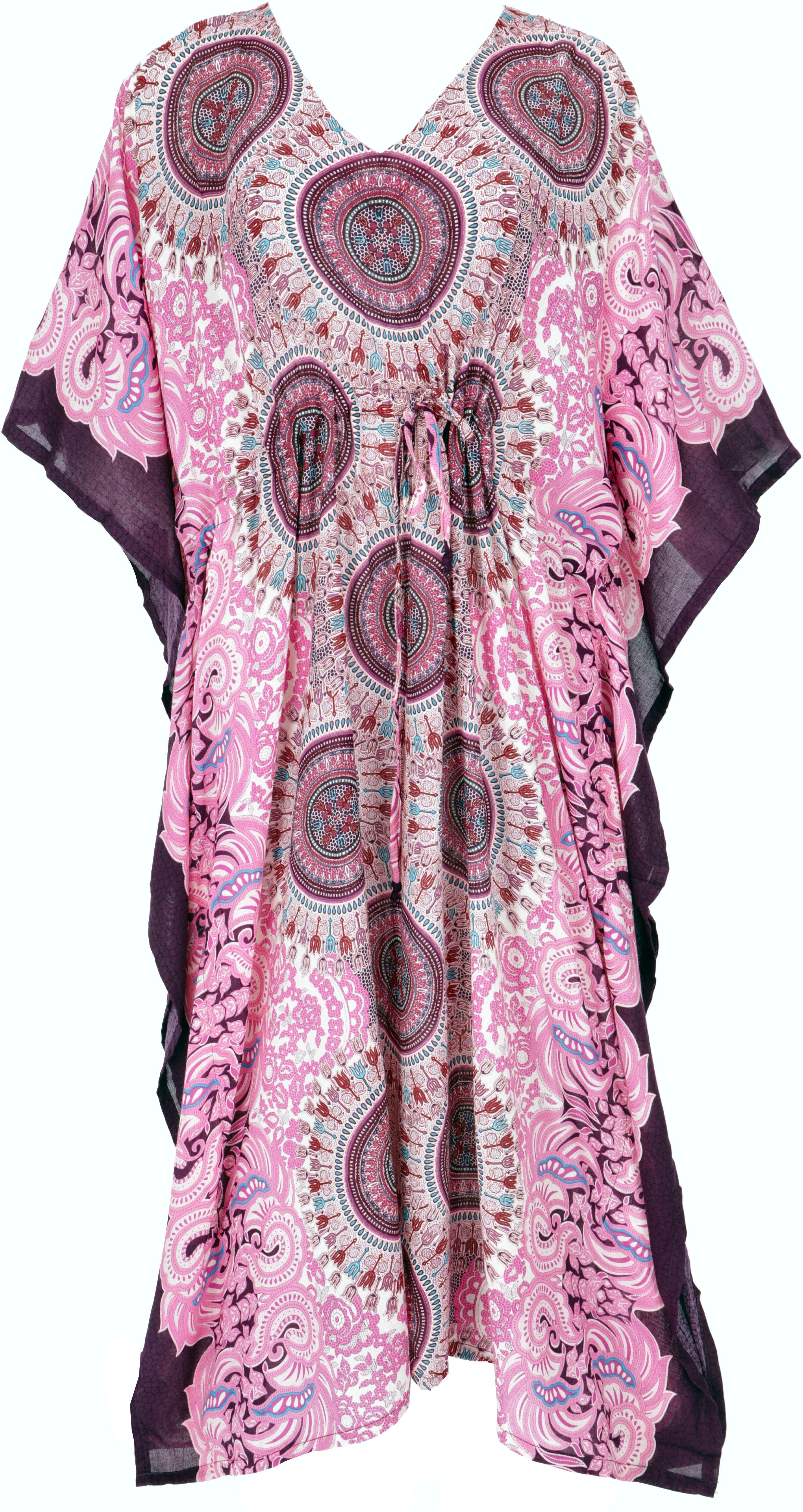 Guru-Shop Midikleid Ponchokleid, Kaftan, Maxikleid, Strandkleid günstig online kaufen