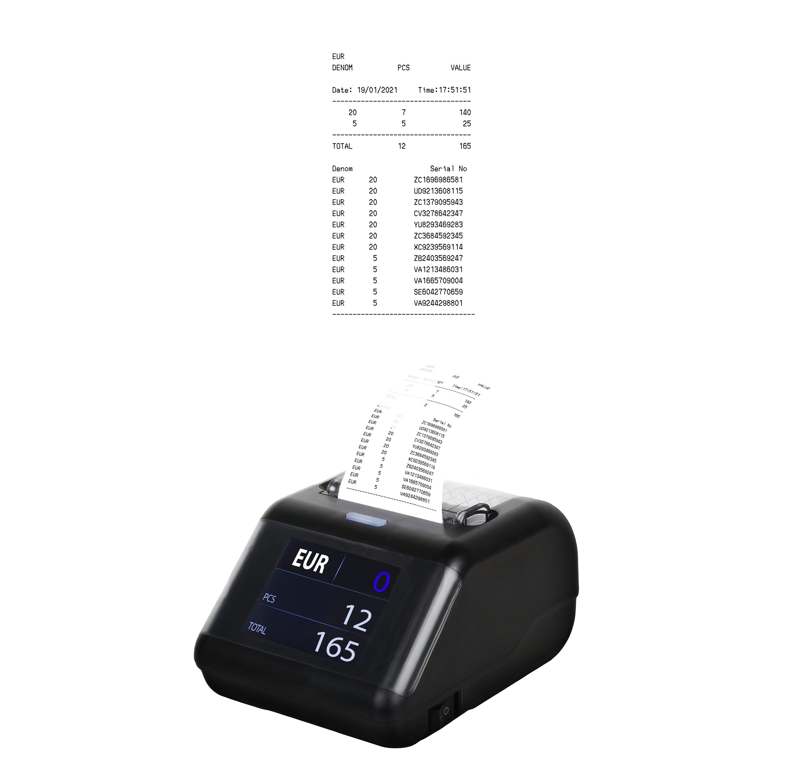 Jubula Jubula MPR-1 Bondrucker, (Kompatibel mit Jubula MV-300 / MV-500 / MV-550 / MV-600)