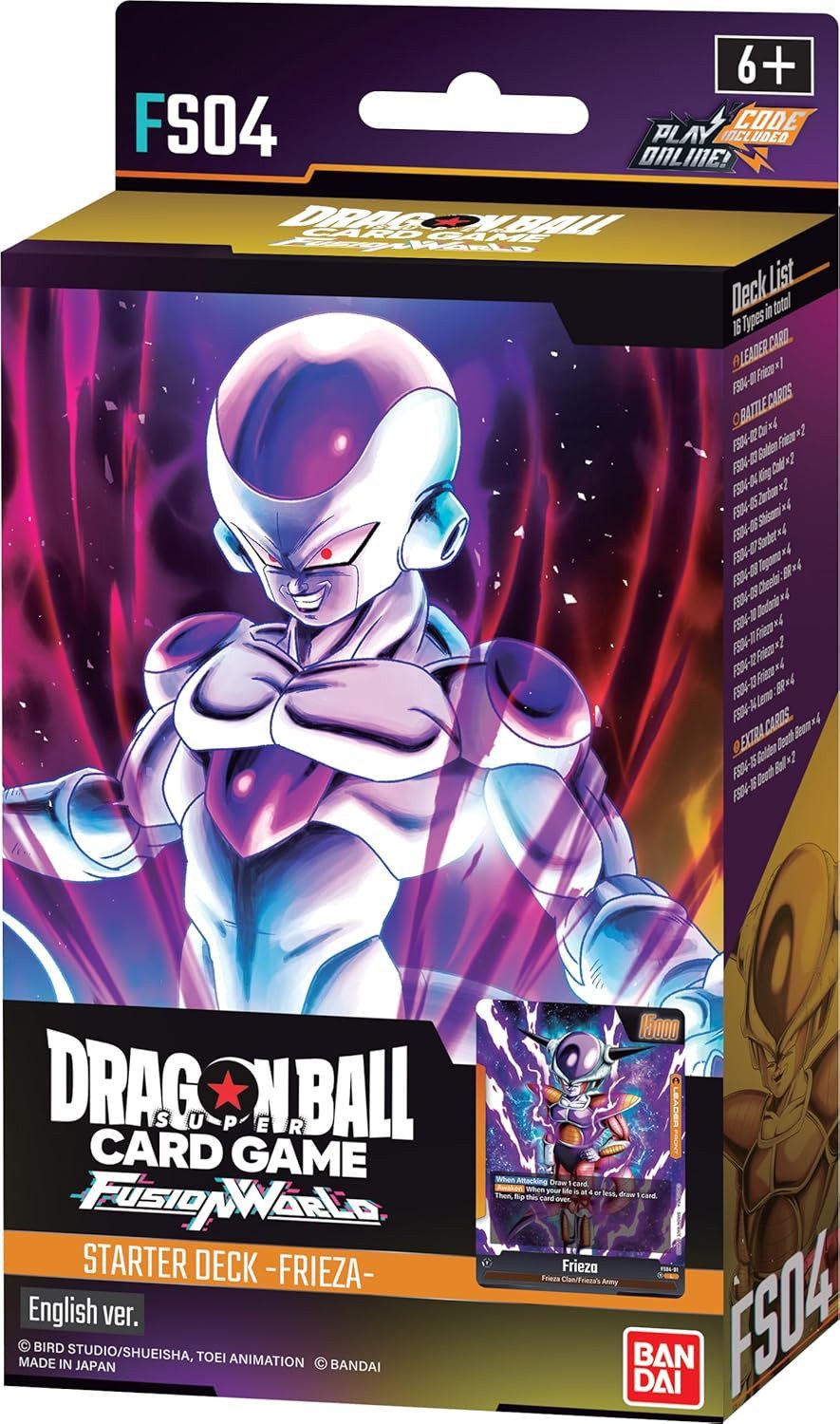 Bandai Sammelkarte Dragon Ball Fusion World Starter Deck Frieza FS04 EN
