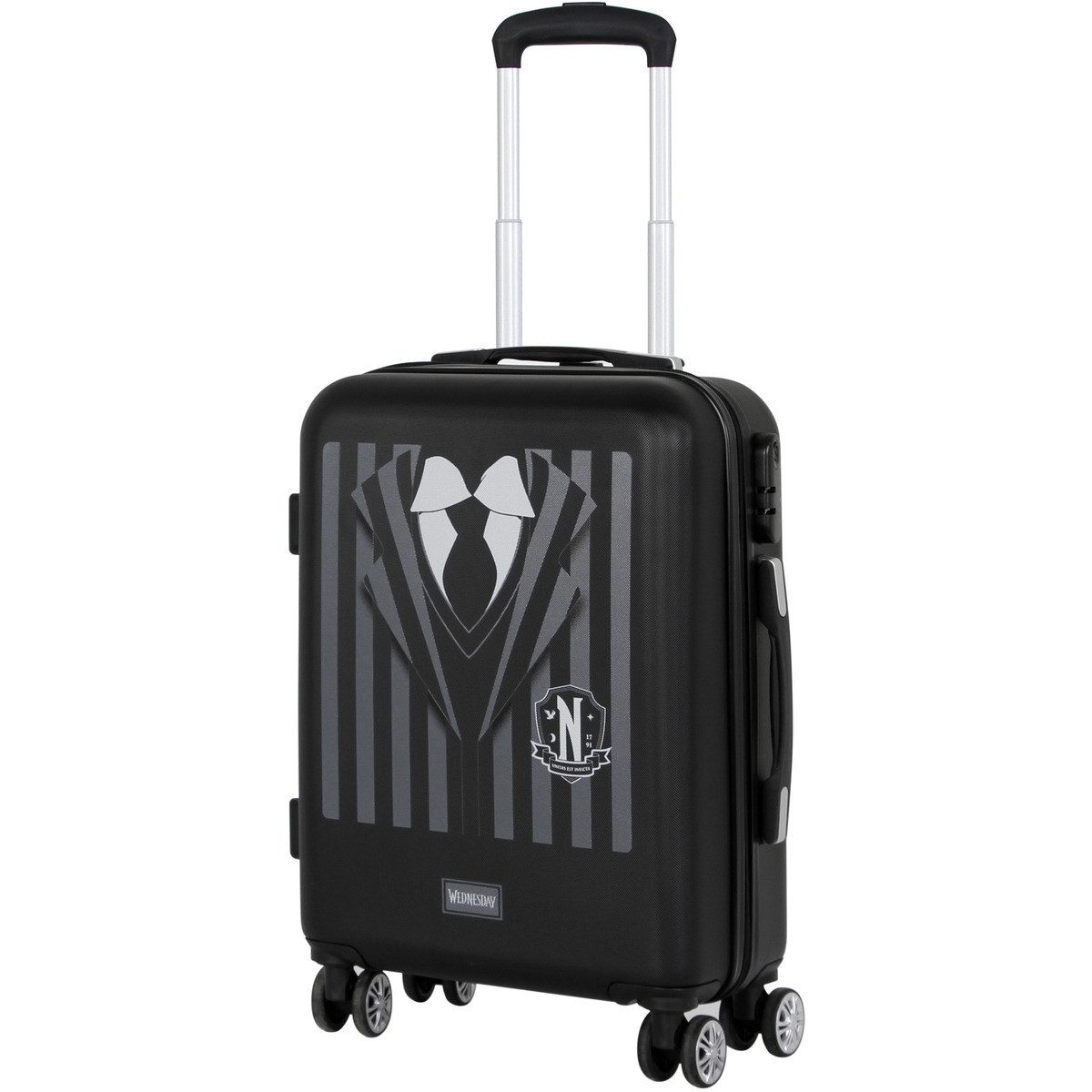 Wednesday Kinderkoffer Uniform-ABS 4-Wheel Cabin Unisex Kinder, 4 Rollen, Kinderkoffer, Reisekoffer, Trolley, Reisetasche, Reisegepäck