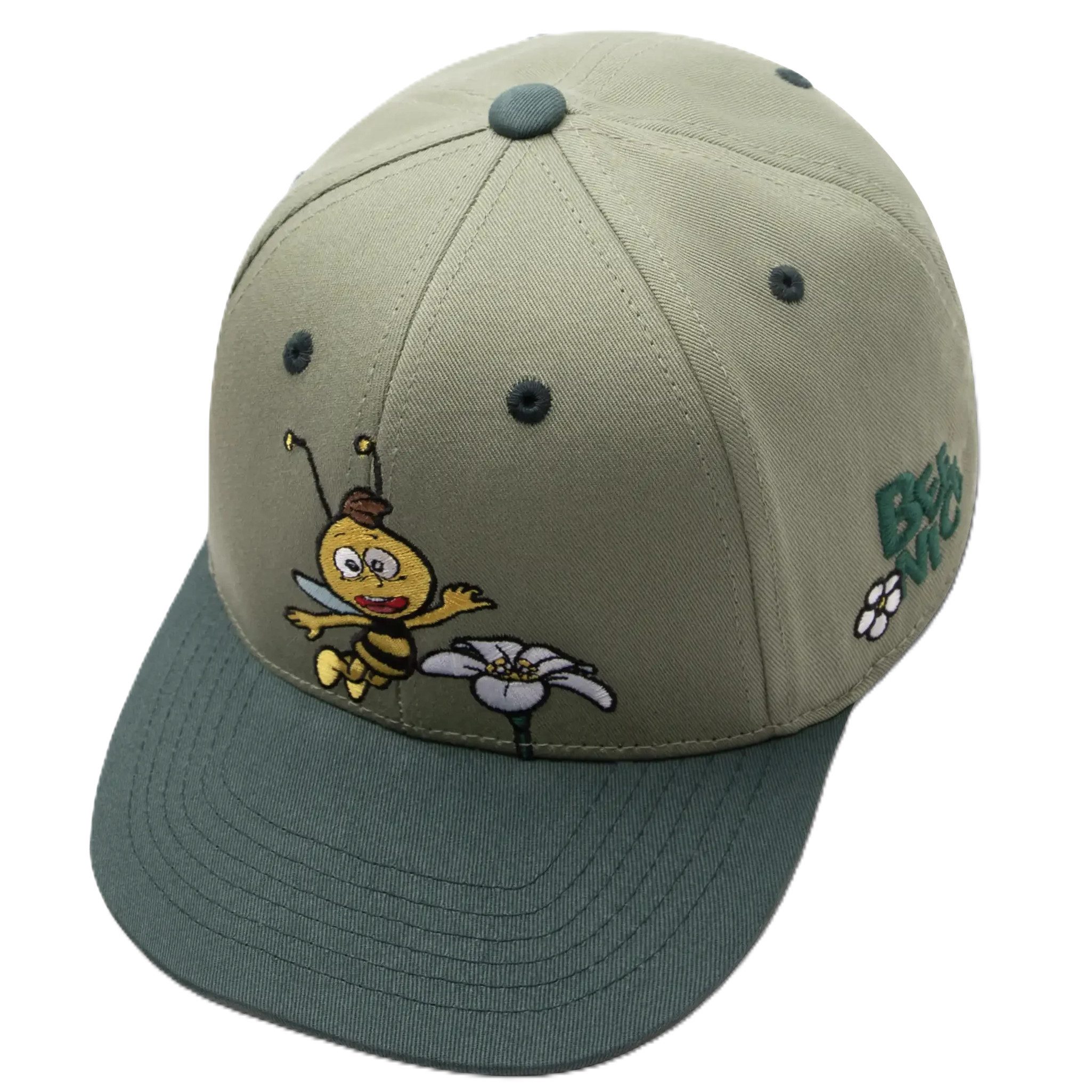koaa Snapback Cap koaa - Biene Maja "Bee Nice" - Snapback green 3-8 Years (Basecap, Basecap, Snapback Cap)