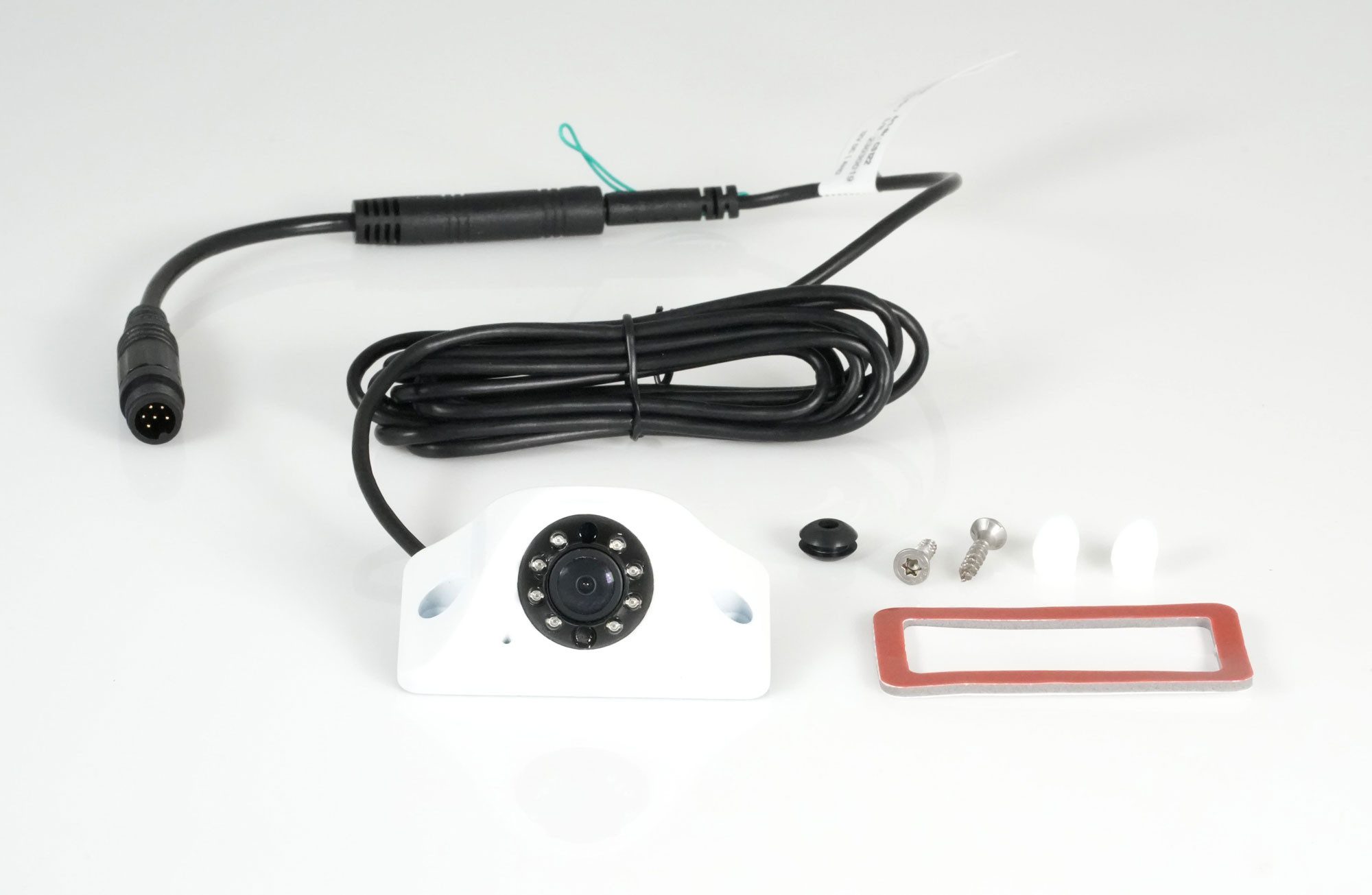 Caratec Caratec Safety CS122 AHD Miniaturkamera, weiß Rückfahrkamera