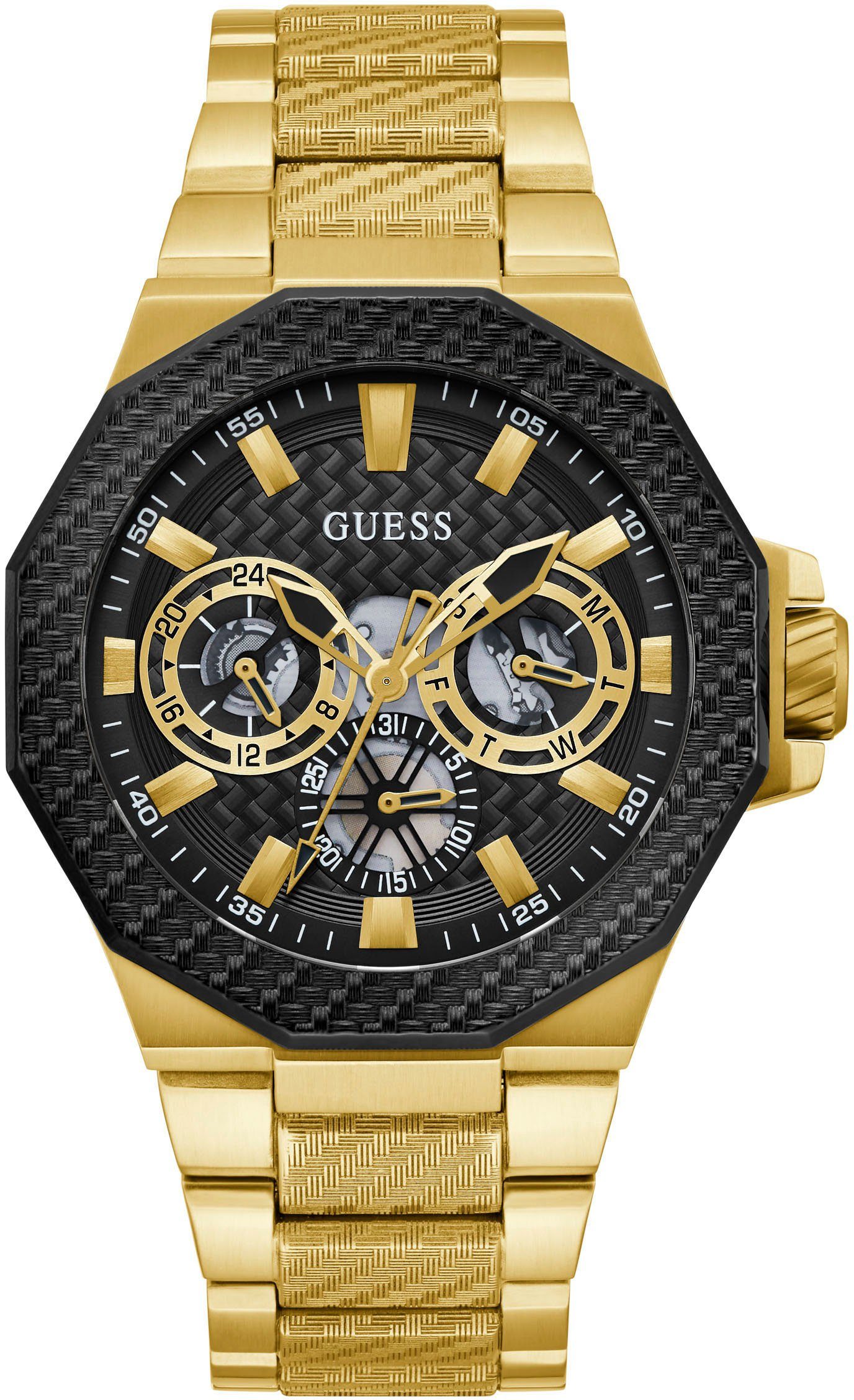 Guess Multifunktionsuhr GW0636G2, Gehäuse aus ca. mm 45 Ø Edelstahl