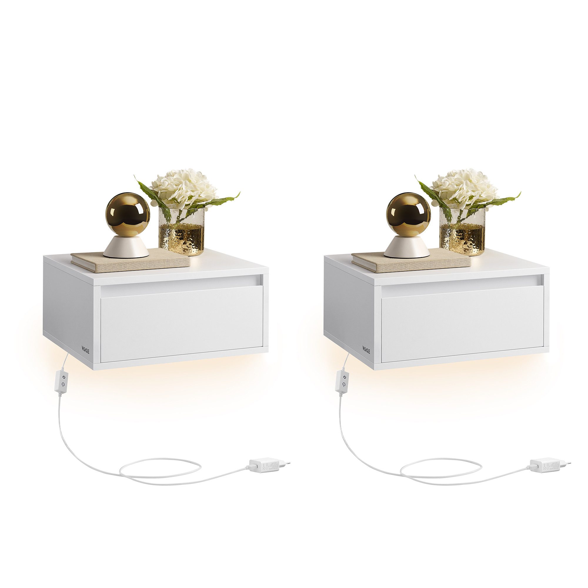 VASAGLE Nachttisch (2-St., 2er Set), hängend, günstig online kaufen