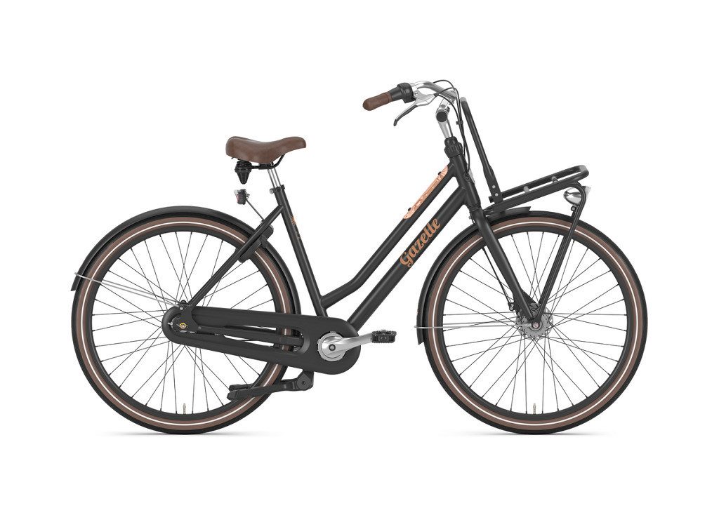 Gazelle Hollandrad Gazelle Miss Grace 7 RT Damen schwarz 2026, 7 Gang Shimano Nexus, 7 Gänge, Nabenschaltung