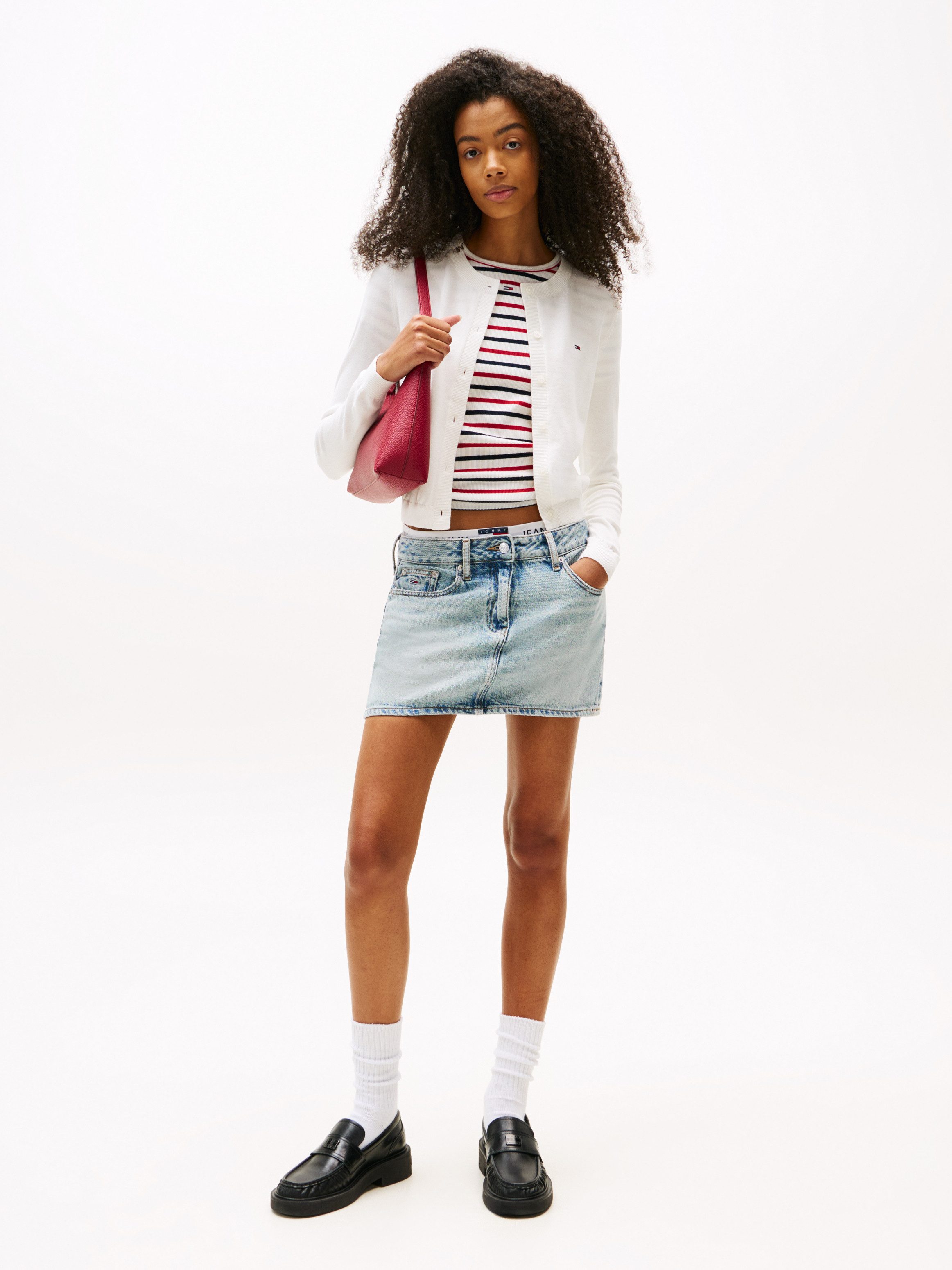 Tommy Jeans Strickjacke TJW ESSENTIAL CREW günstig online kaufen