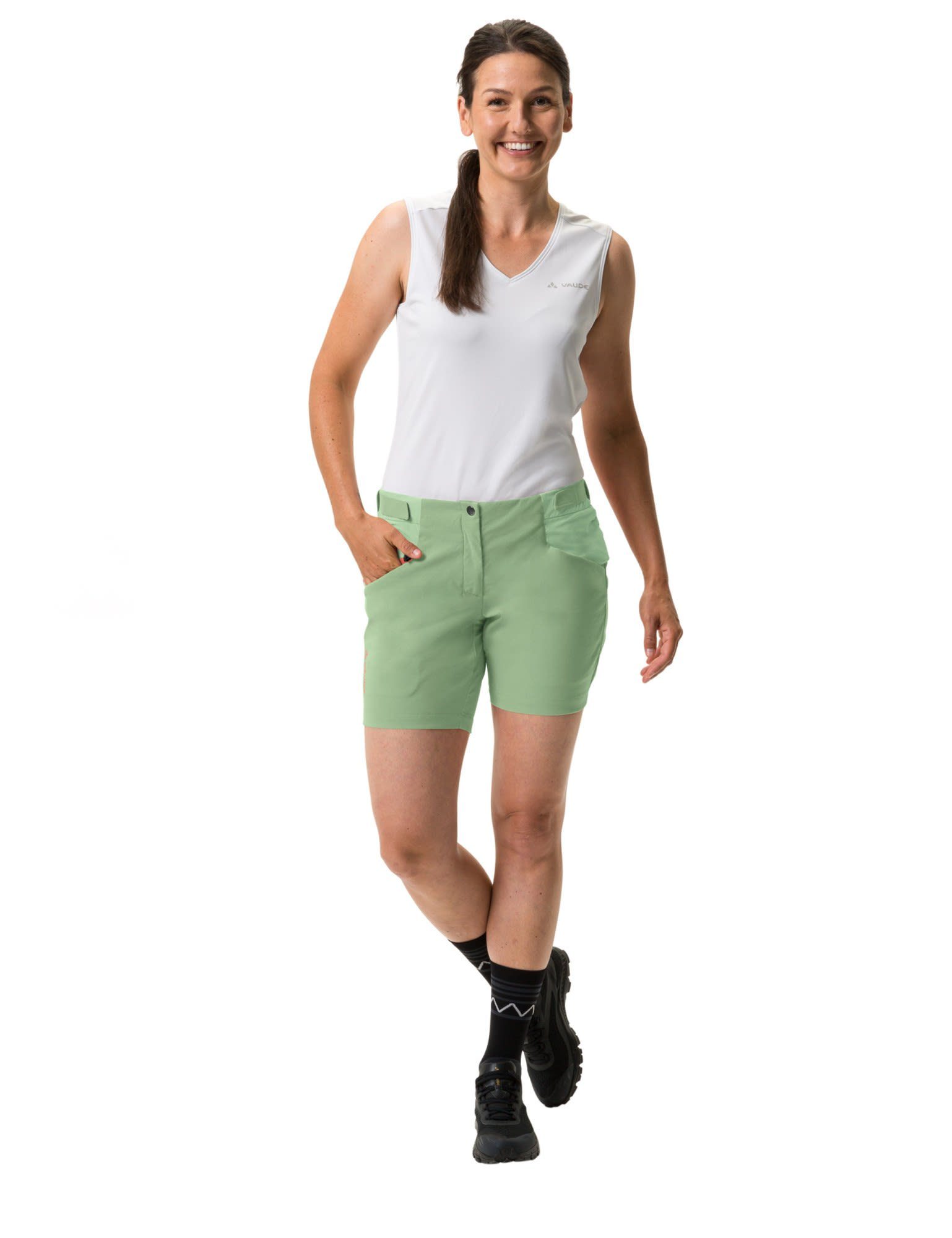 VAUDE Strandshorts Vaude Womens Iii Tekoa Shorts Damen Shorts Green Willow