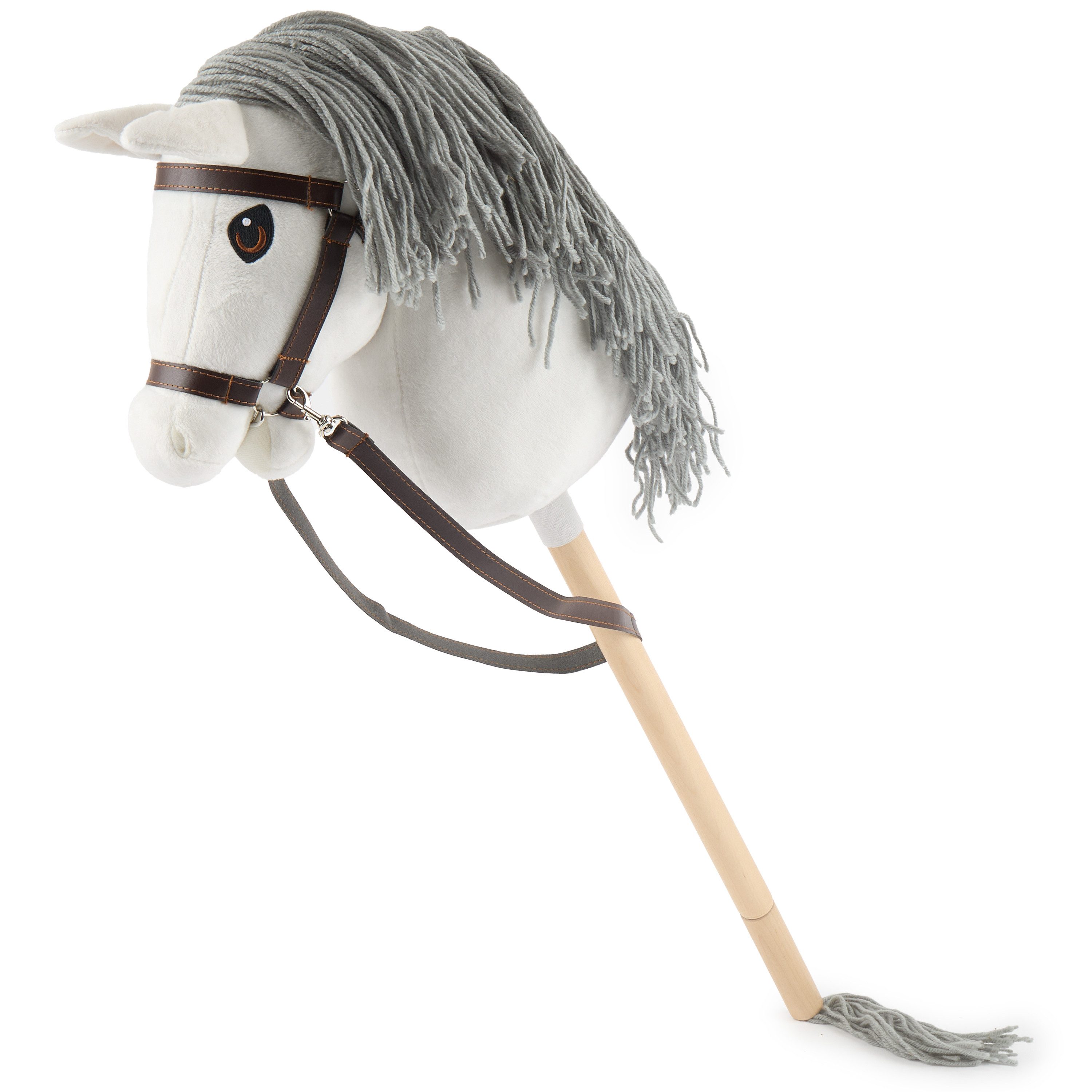 BIECO Steckenpferd Bieco Hobby Horse Steckenpferd Schimmel - Größe