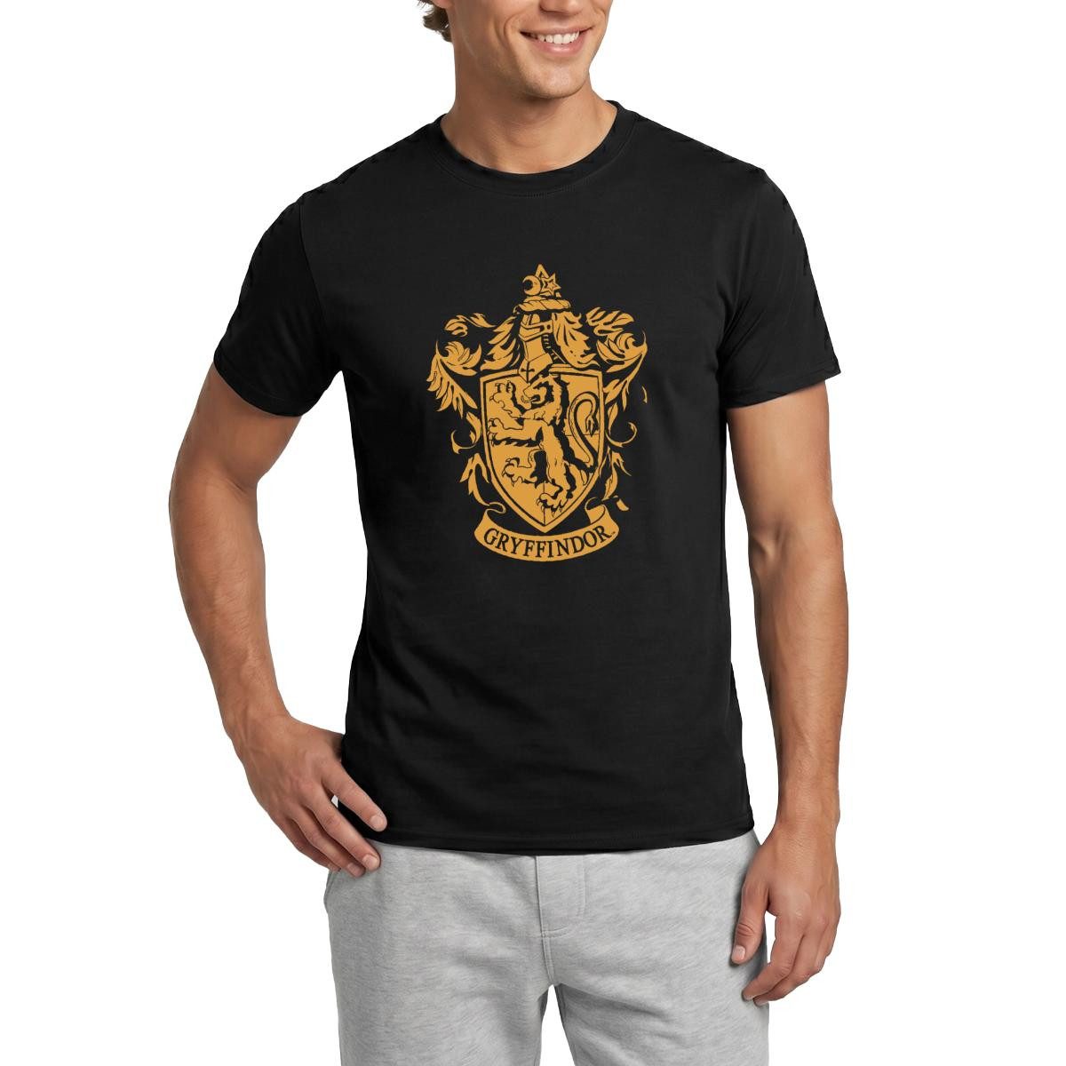 Spreadshirt T-Shirt Harry Potter Haus Gryffindor Wappen Logo Männer T-Shirt (1-tlg)