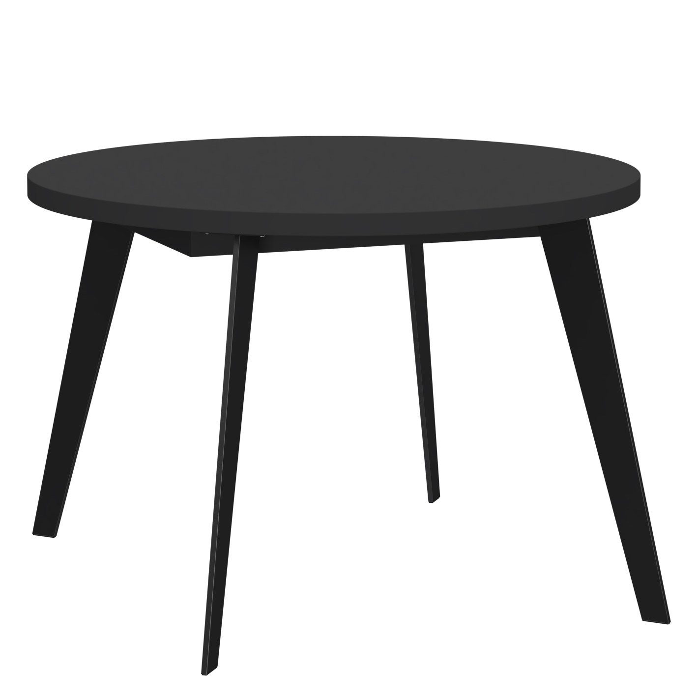Newroom Esstisch Schwarz 110 cm, Esstisch Schwarz Modern Ausziehbar Tisch Esszimmer