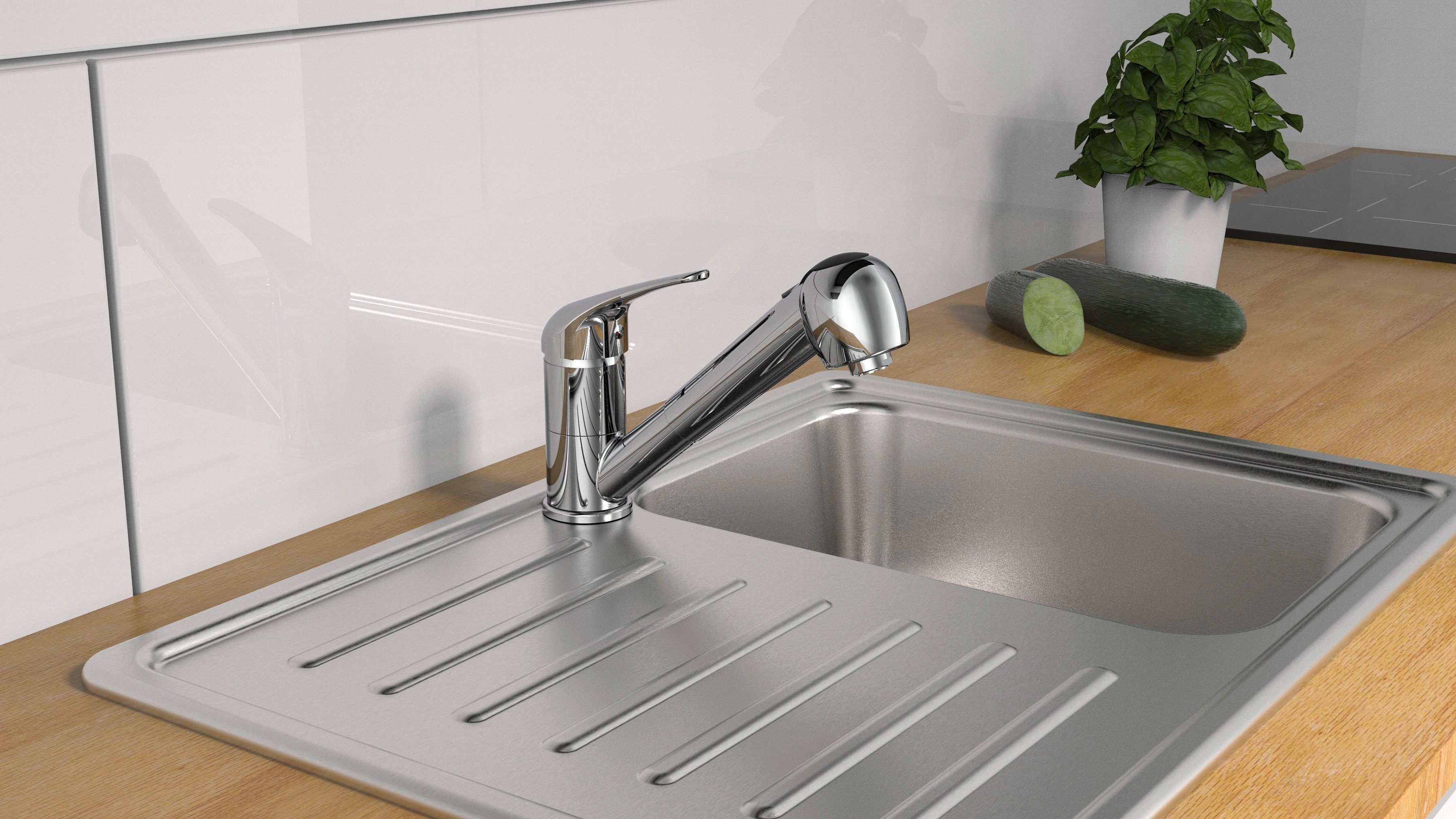 Schütte Spültischarmatur Ultra Geschirrbrause, Niederdruck Armatur, auszieh günstig online kaufen