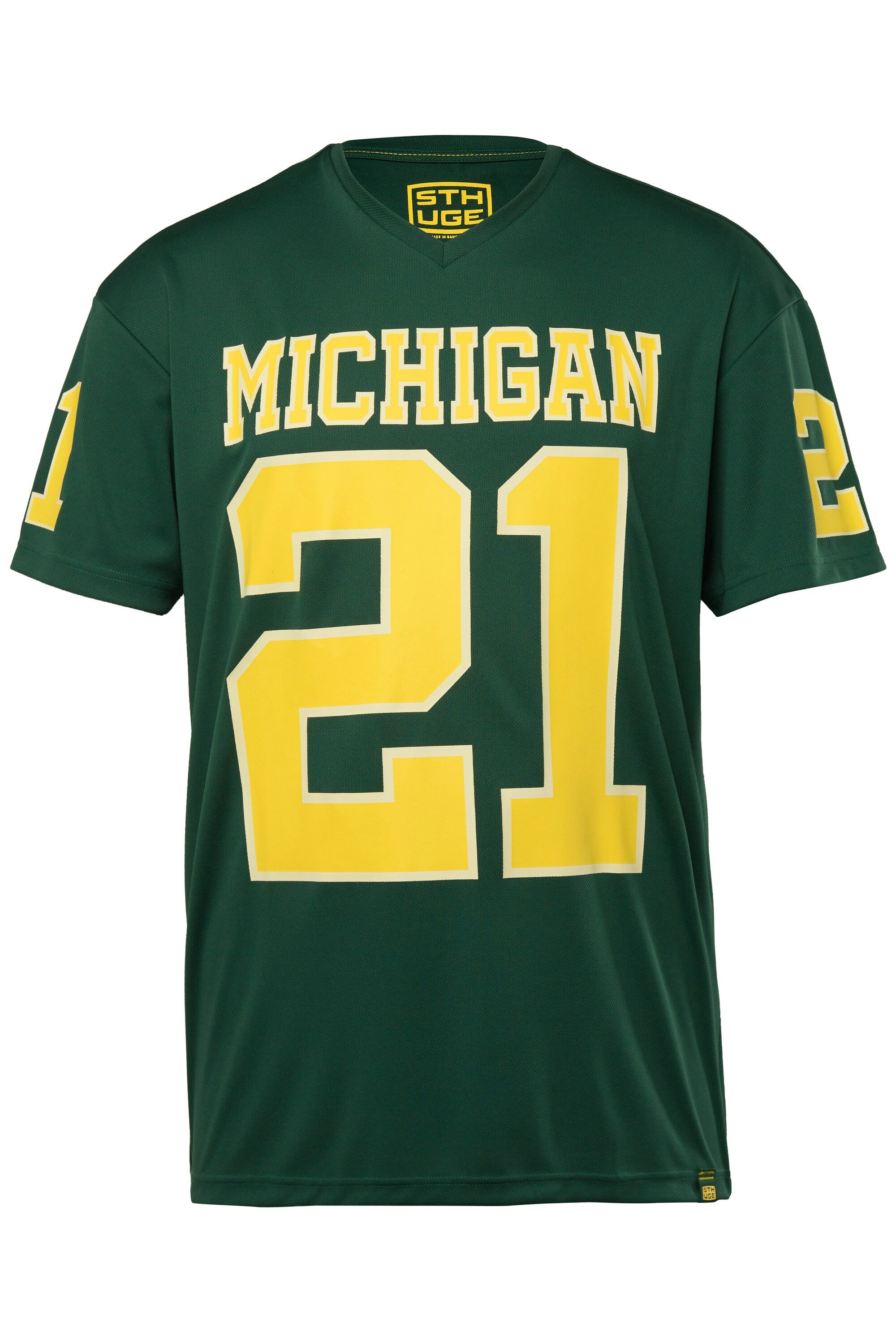 STHUGE T-Shirt T-Shirt Halbarm oversized Football Print günstig online kaufen
