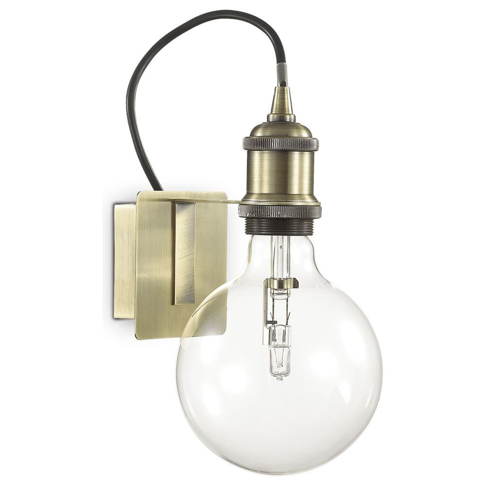 Ideal Lux Wandleuchte Wandleuchte Frida aus Metall E27 in Messing
