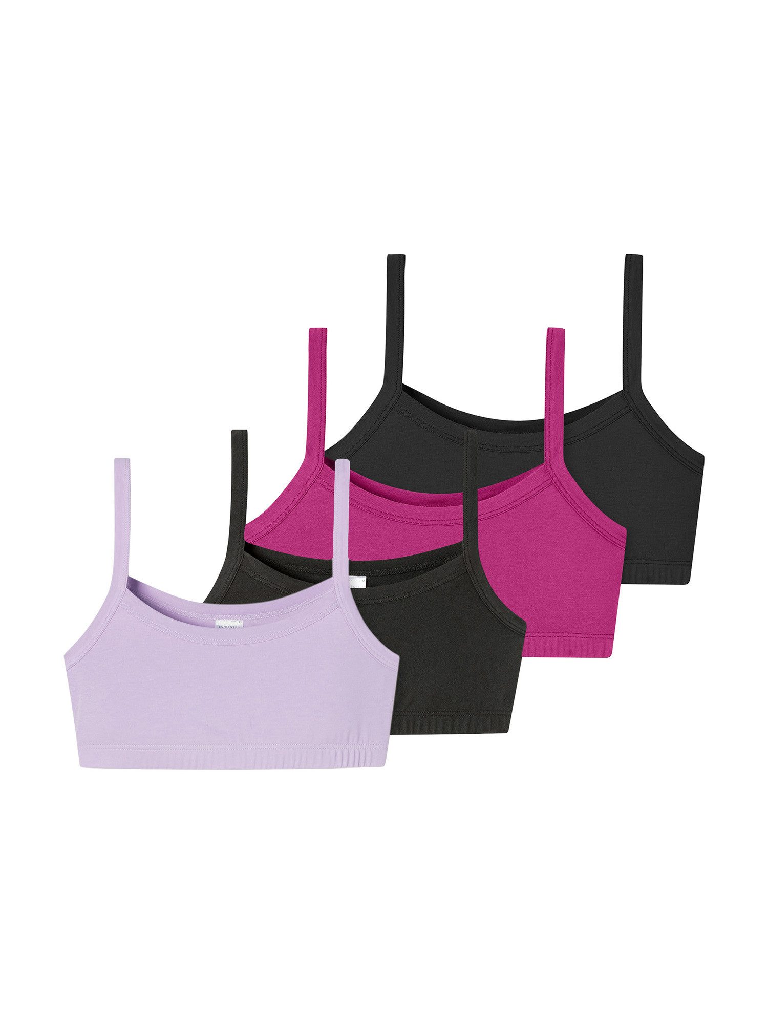 Schiesser Bustier Fresh Vibe Multi (4-tlg) BH, Bustier Top, Bustier‑BH