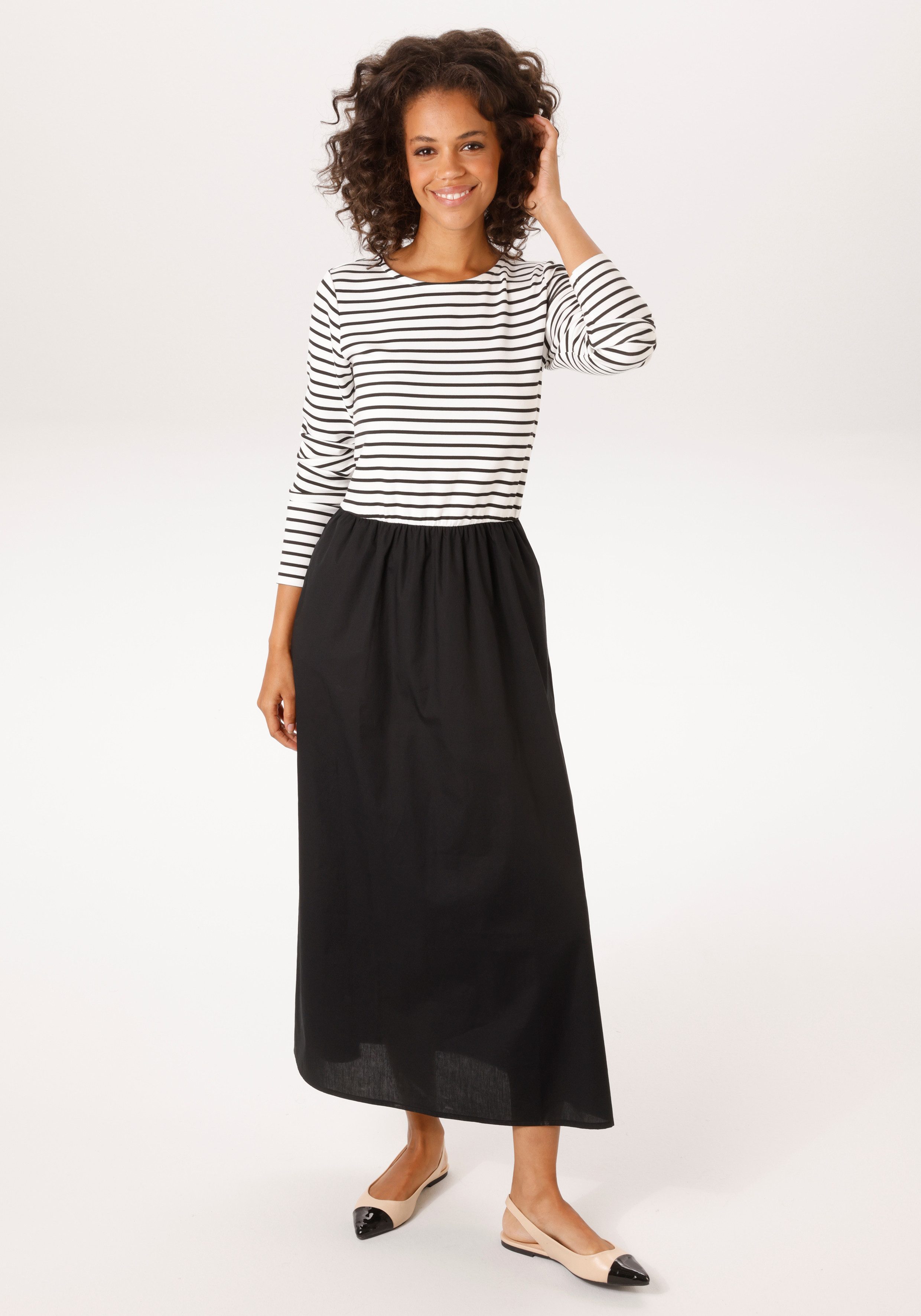 Aniston CASUAL Maxikleid mit geringeltem, elastischen Oberteil - NEUE KOLLEKTION. € 59,99, (€ 59,99 pro 1 Stk).