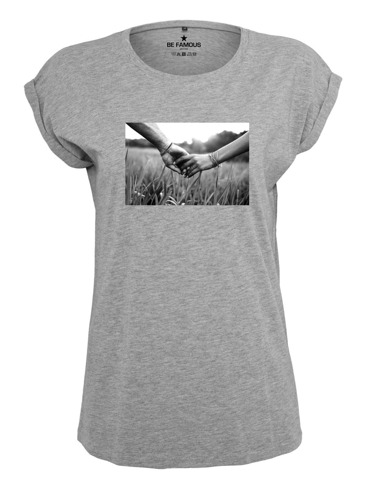 Be Famous Print-Shirt Classic Roll Up günstig online kaufen