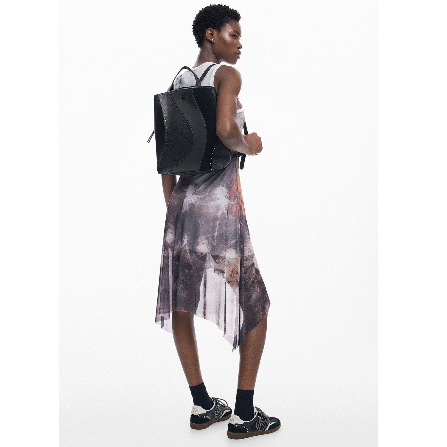 Desigual Umhängetasche Desigual Damen Rucksack Kahlo Sumy Black (1, 1-tlg., 1)
