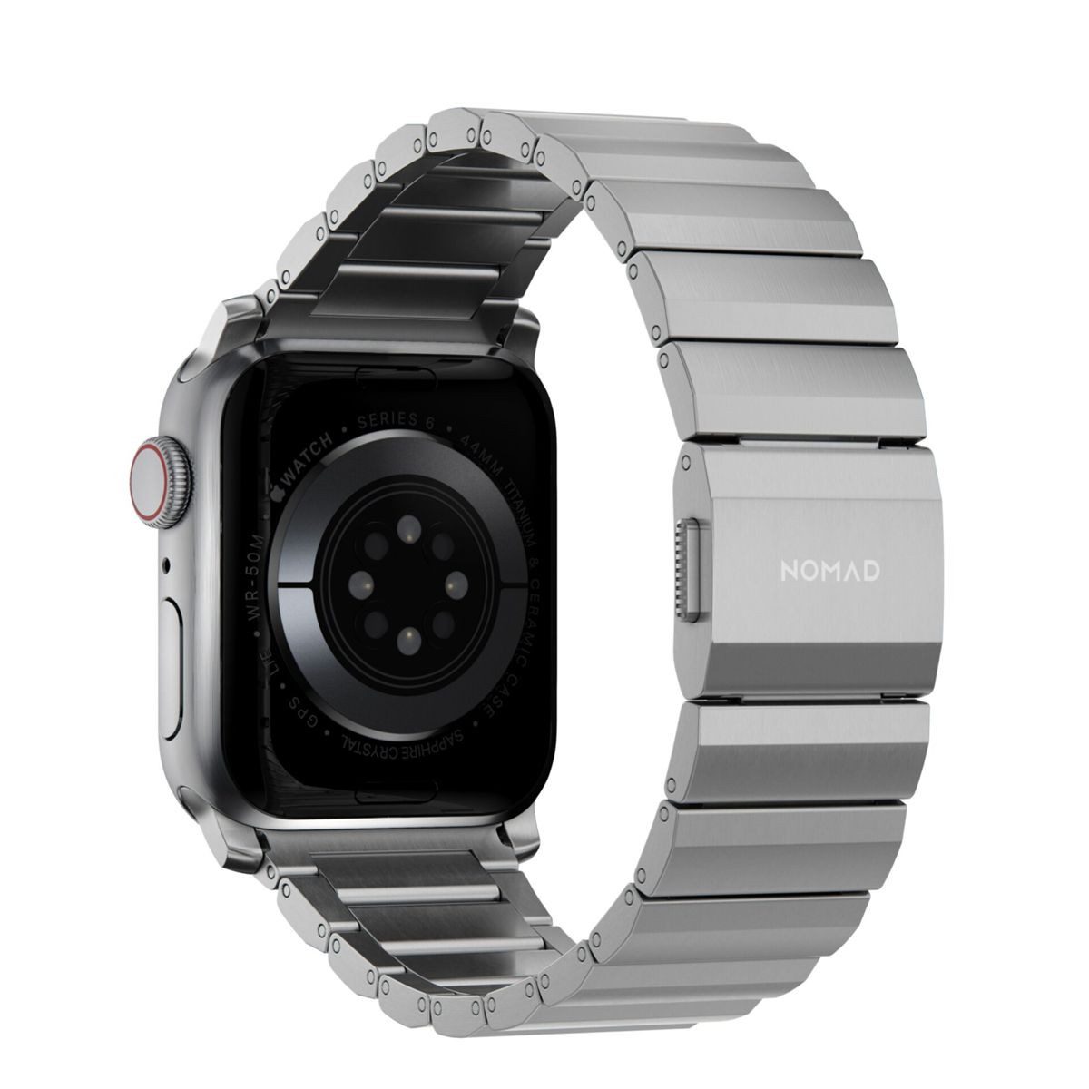 Nomad Smartwatch-Armband Strap Titanium Natural V3 46mm/49mm günstig online kaufen