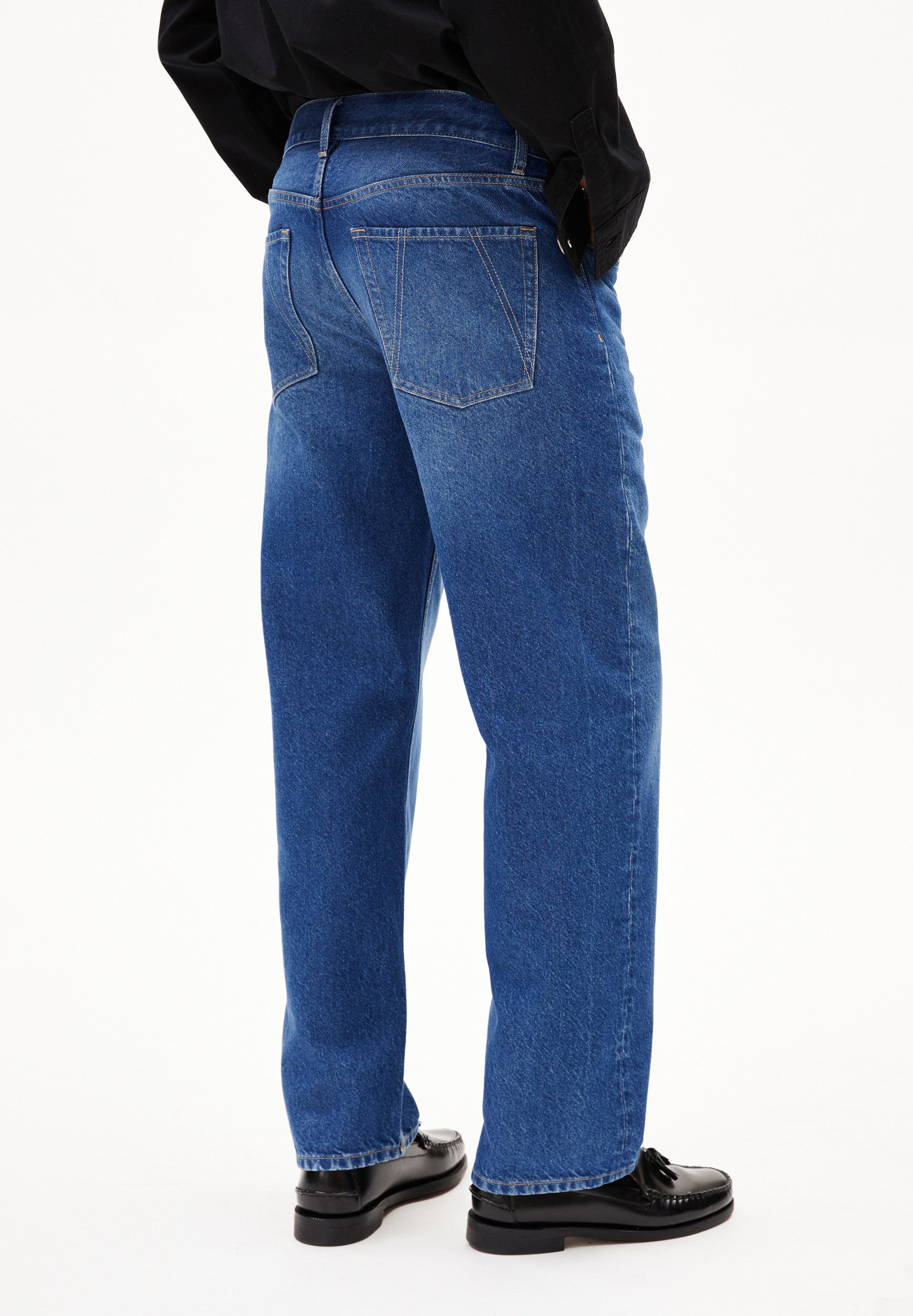 Armedangels Straight-Jeans AARY (Non-Stretch, Straight Fit) Mid waist