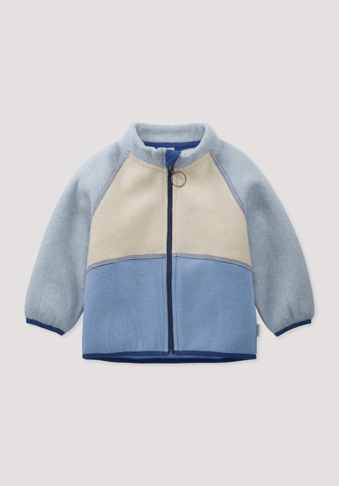 Hessnatur Fleecejacke aus reiner Bio-Baumwolle (1-St)