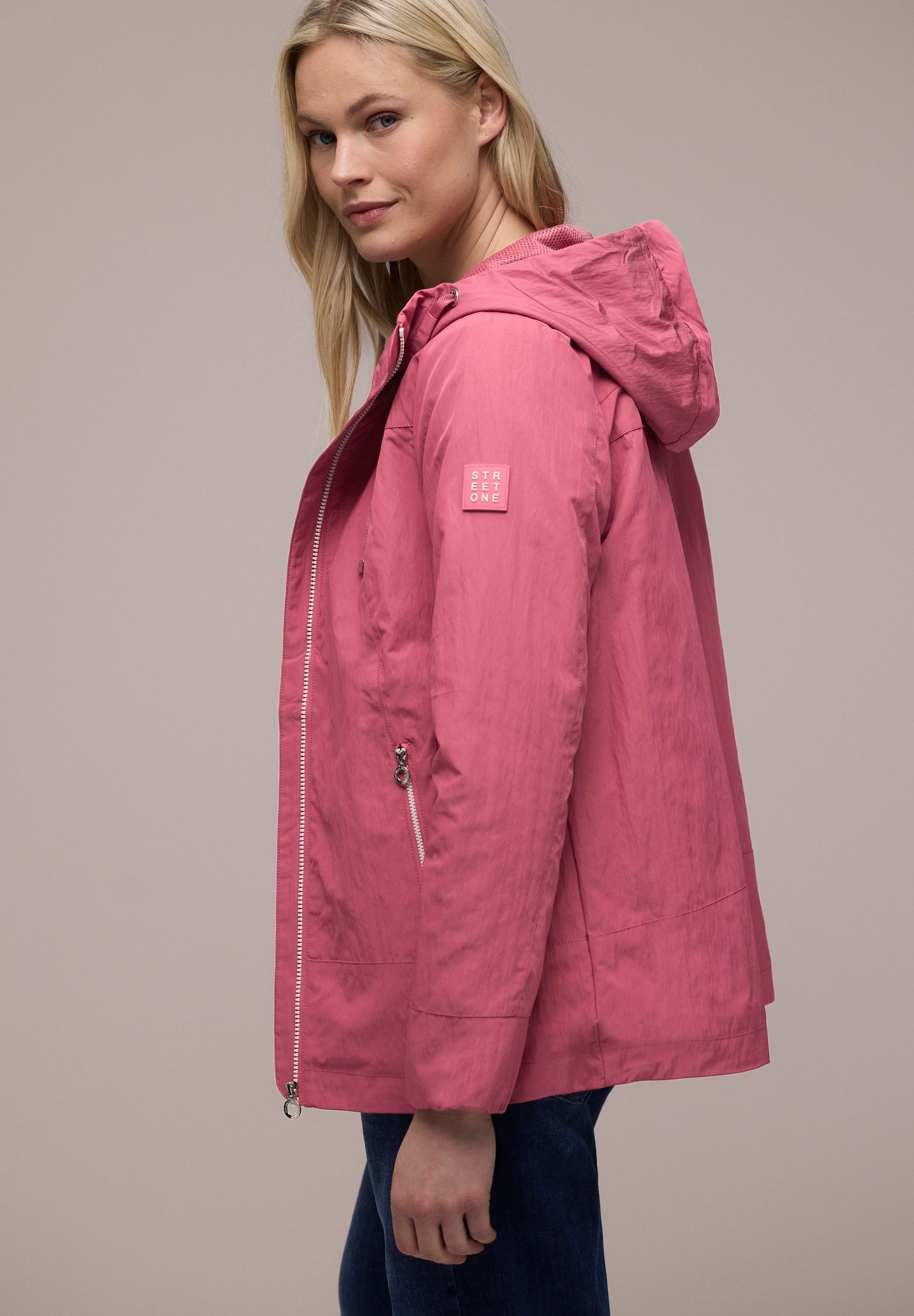 STREET ONE Kurzjacke mit Kapuze