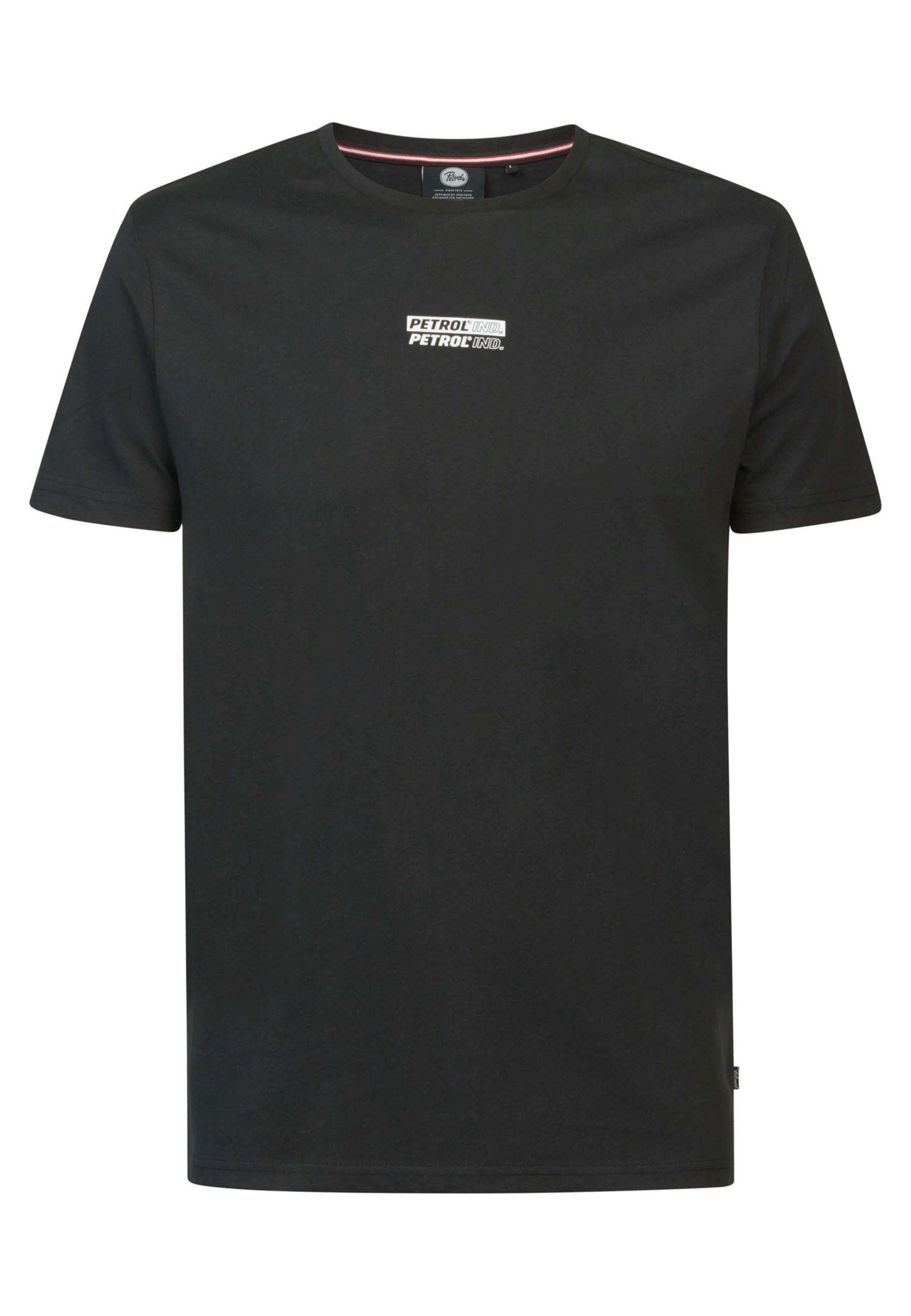Petrol Industries Kurzarmshirt T-Shirt T-Shirt schwarz