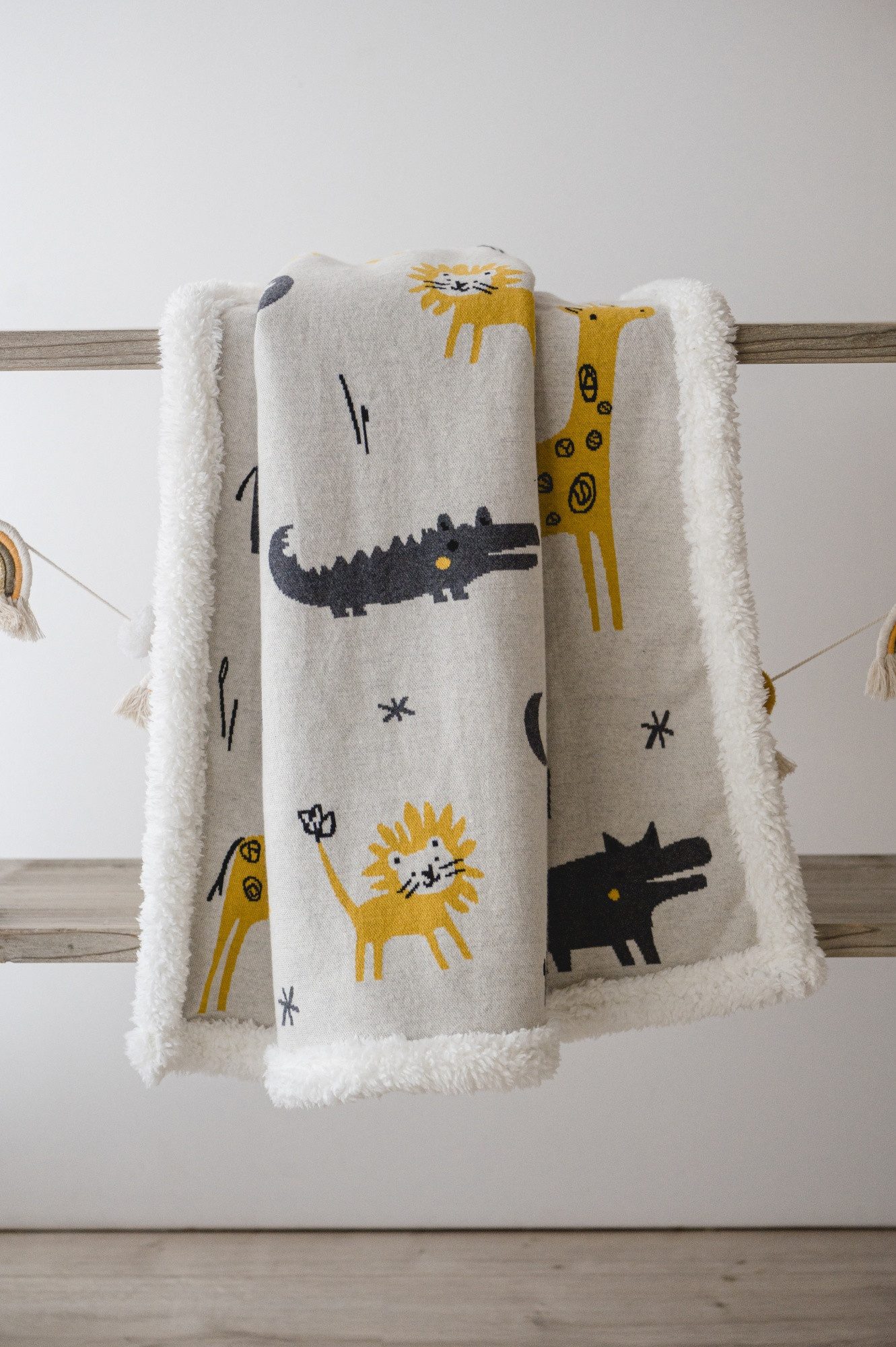 Babydecke Zoo Winter Strick, Kaiser günstig online kaufen