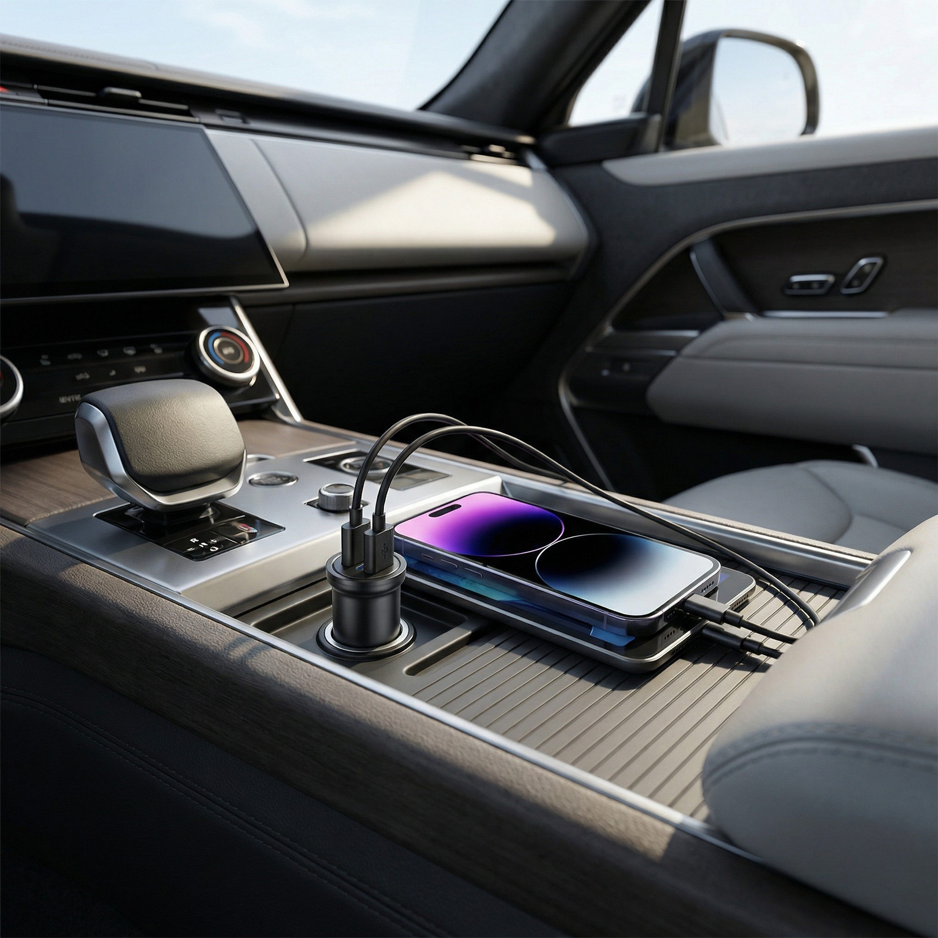 CSL KFZ Ladegerät Auto Ladegerät USB A & C, Schnellladegerät 30 Watt KFZ-Netzteil (USB-C & USB-A, Zigarettenanzünder, Power Delivery & Quick Charge)