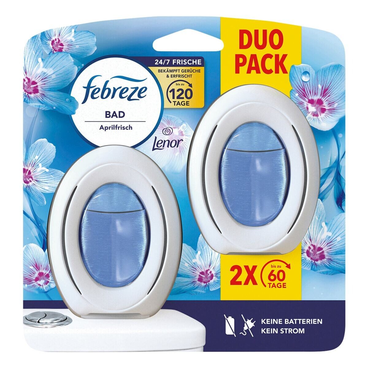 Febreze Raumduft Aprilfrisch (2-St), Duftspender für bis zu 60 Tage