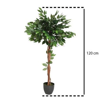 Kunstpflanze FICUS Zimmerpflanze, Atmosphera Créateur d'intérieur, Höhe 120 cm