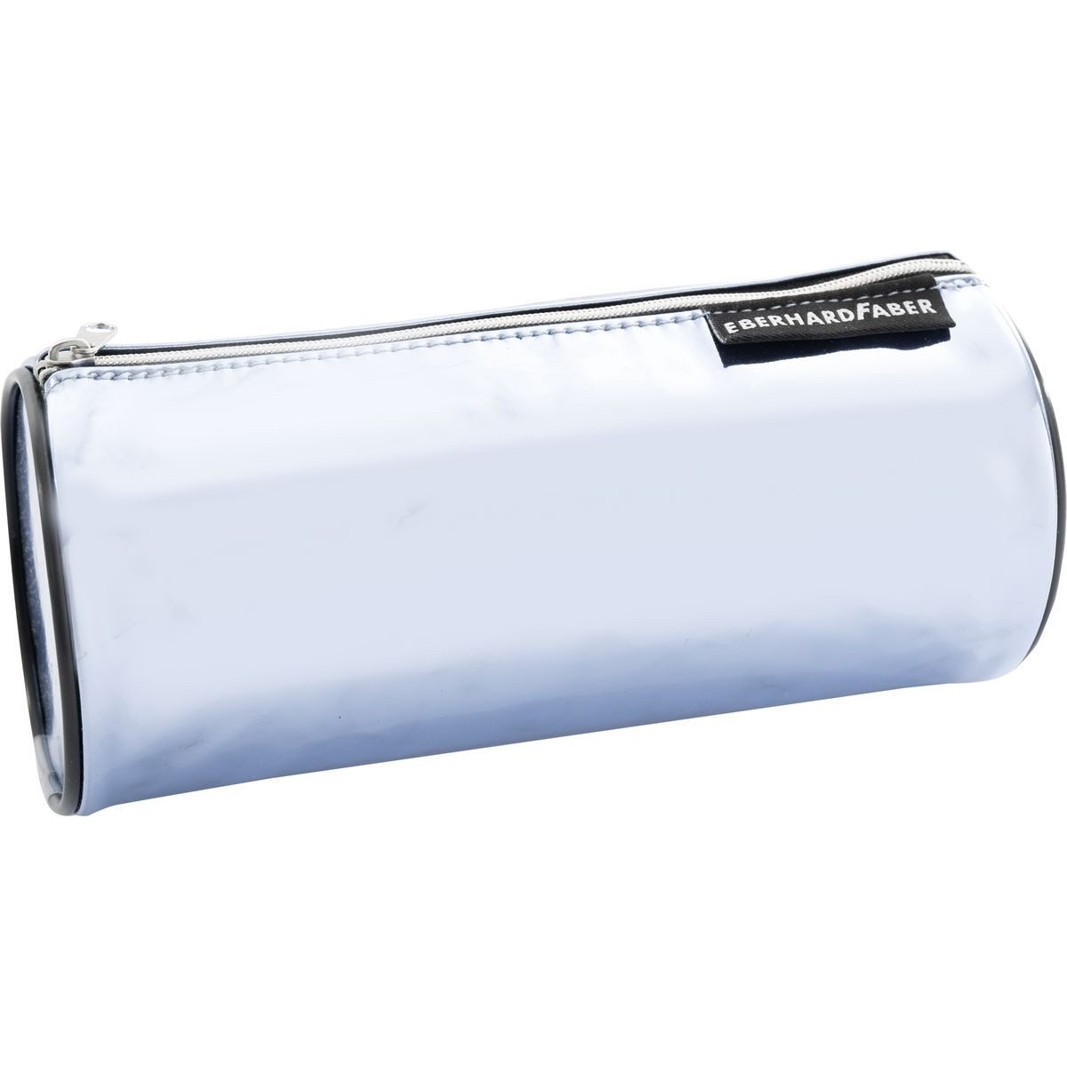 Eberhard Faber Federtasche EBERHARD FABER Schlamperrolle Jumbo Spiegeloptik blau