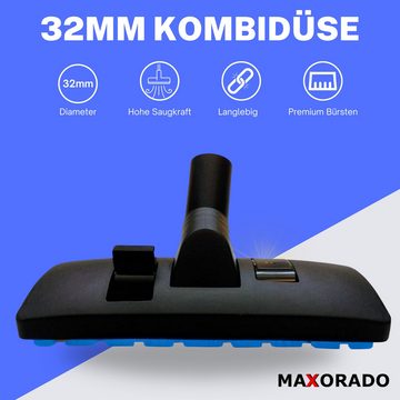 Maxorado Bodendüse Kombidüse 32mm Staubsaugerdüse für Taski Aero 8 15 Plus Staubsauger