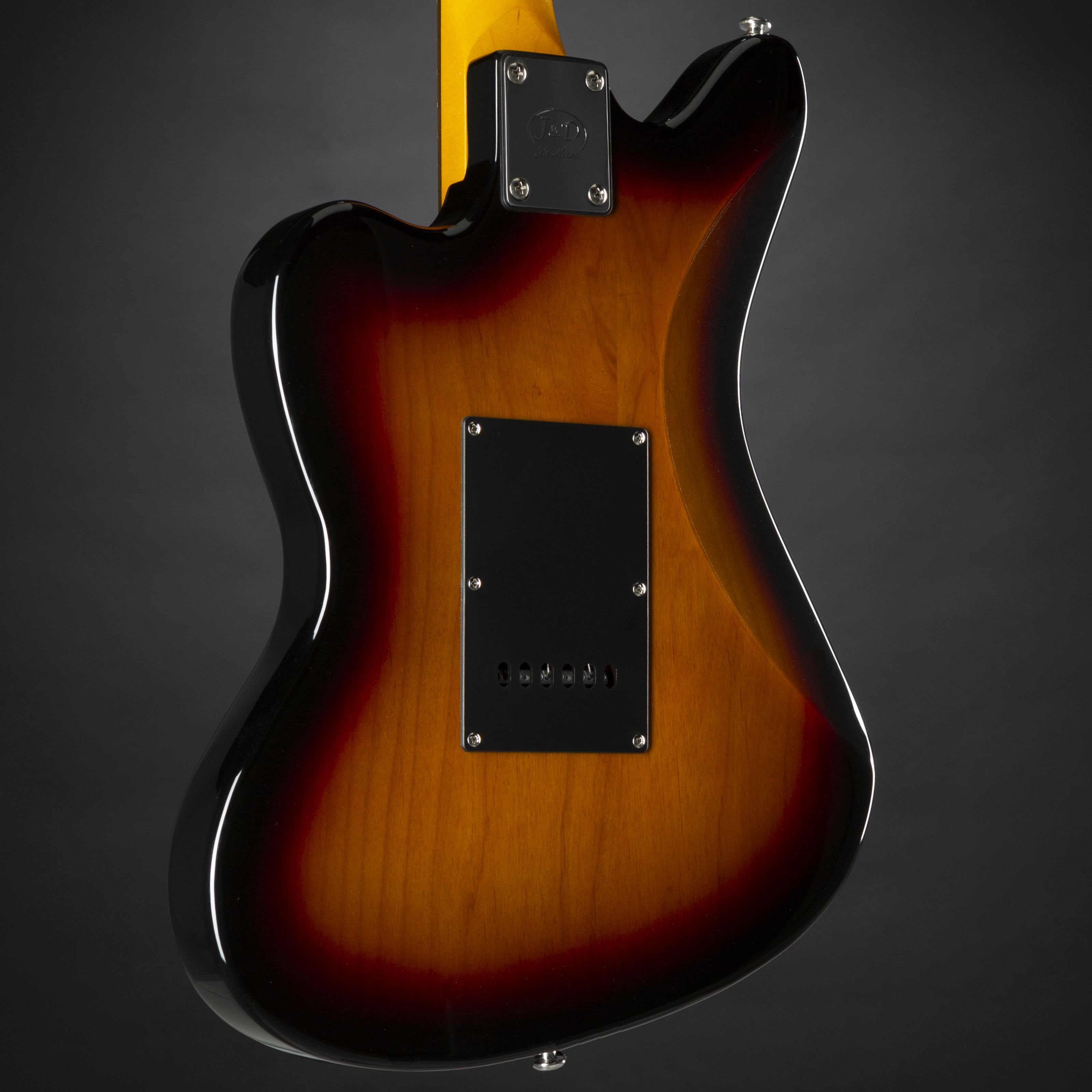 J & D E-Gitarre, JD JM30 SB Sunburst E-Gitarre Erlekorpus Ahorn-Hals Palisander-Griffbrett 22 Bünde P90 Tonabnehmer Vintage Tremolo Chrom Hardware Hochglanz Finish, E-Gitarren, Andere Modelle, E-Gitarre, Sunburst, P90 Tonabnehmer