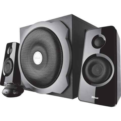 Trust Tytan 2.1 schwarz PC-Lautsprecher 60 Watt RMS Subwoofer Kopfhöreranschluss PC-Lautsprecher